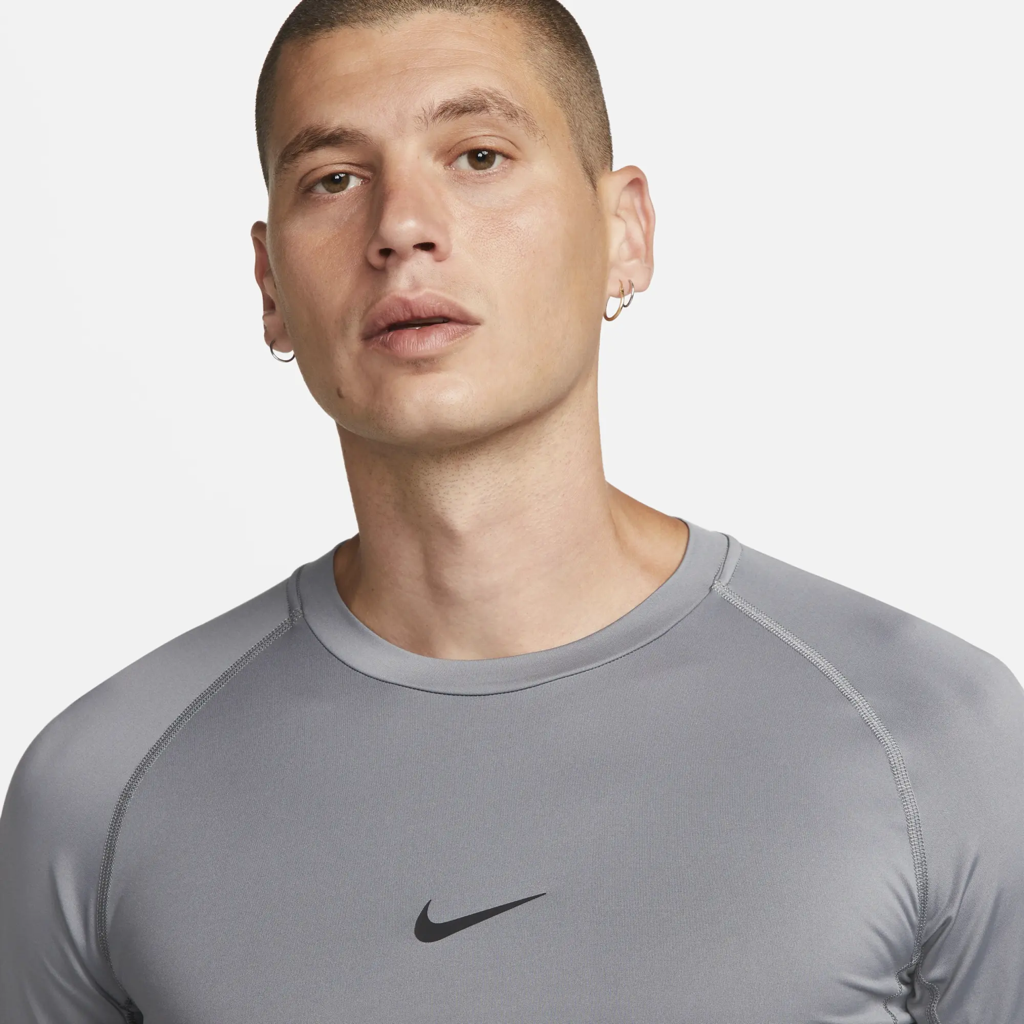 Nike - Fitness Jersey Pro Grey SS