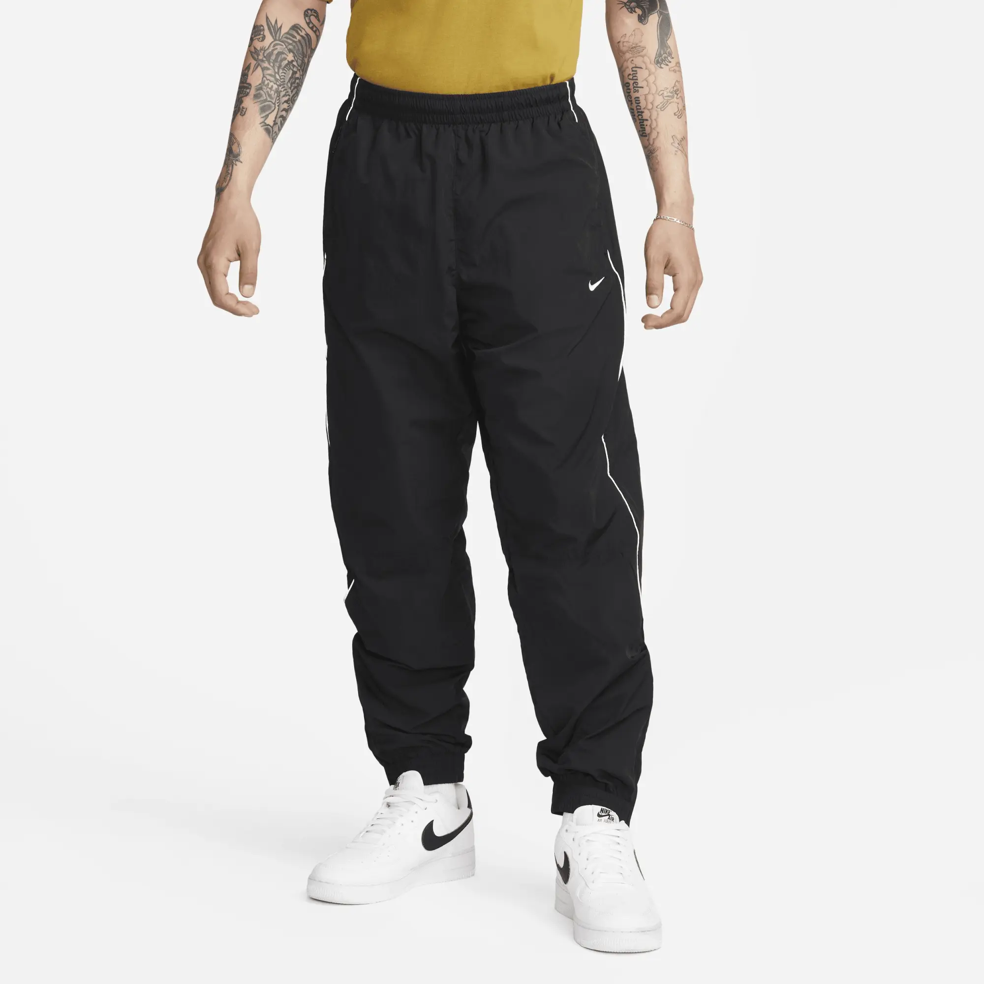 Nike Solo Swoosh Men's Tracksuit Bottoms - Black
