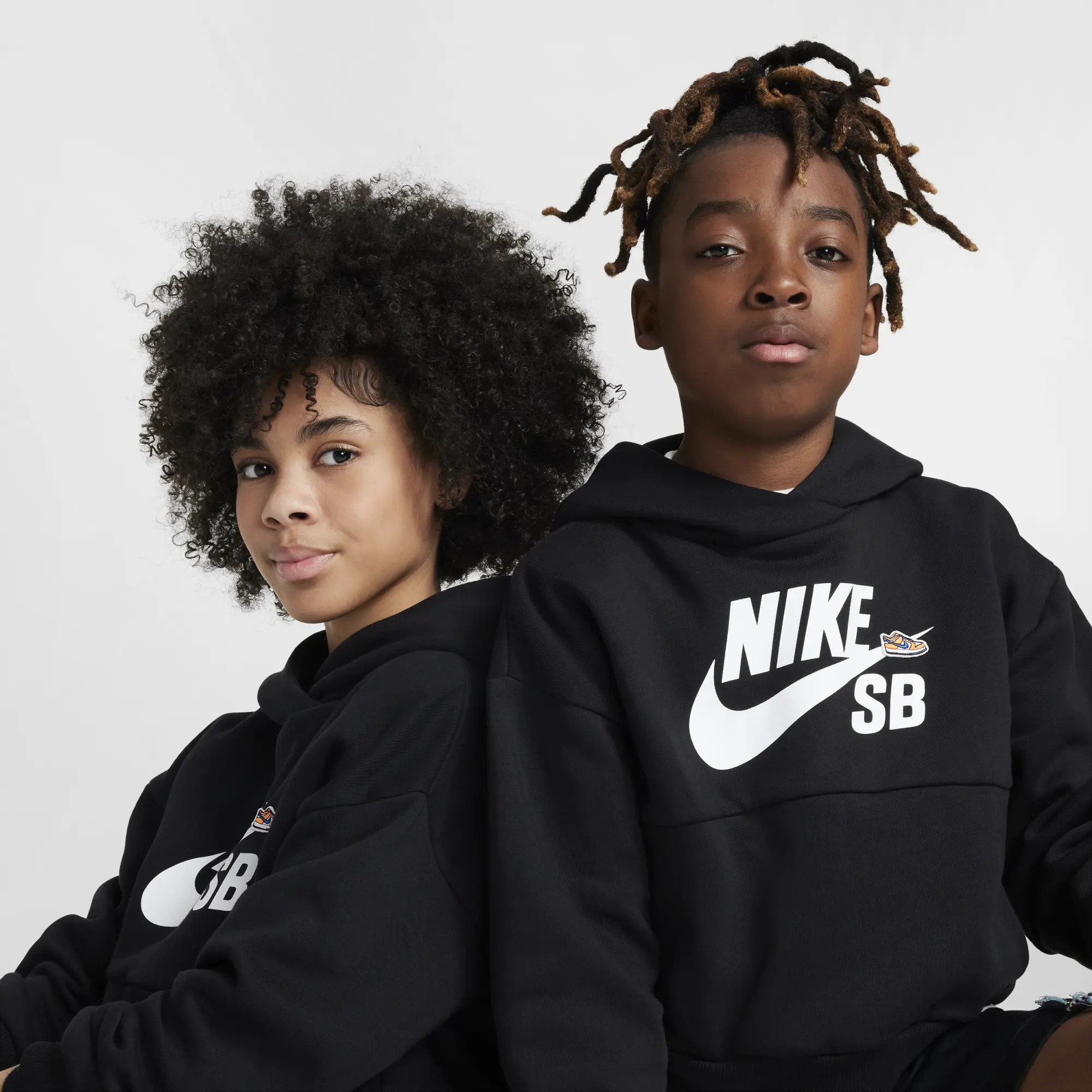 Nike sb icon hoodie black on sale