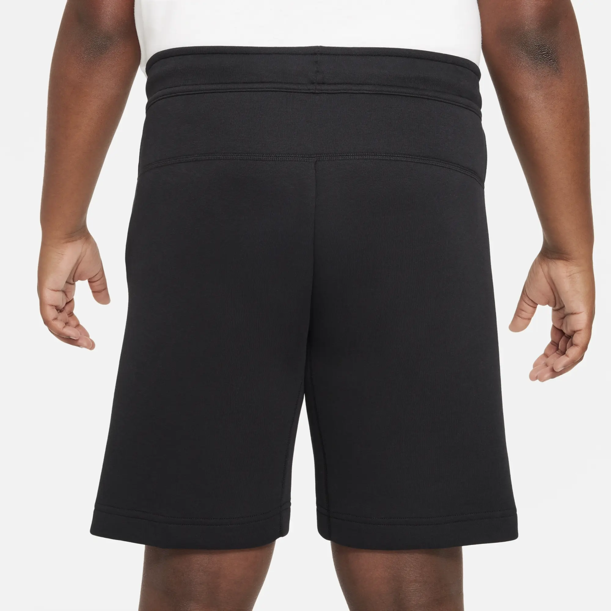 Nike Sportswear Tech Fleece Older Kids' (Boys') Shorts (Extended Size) - Black