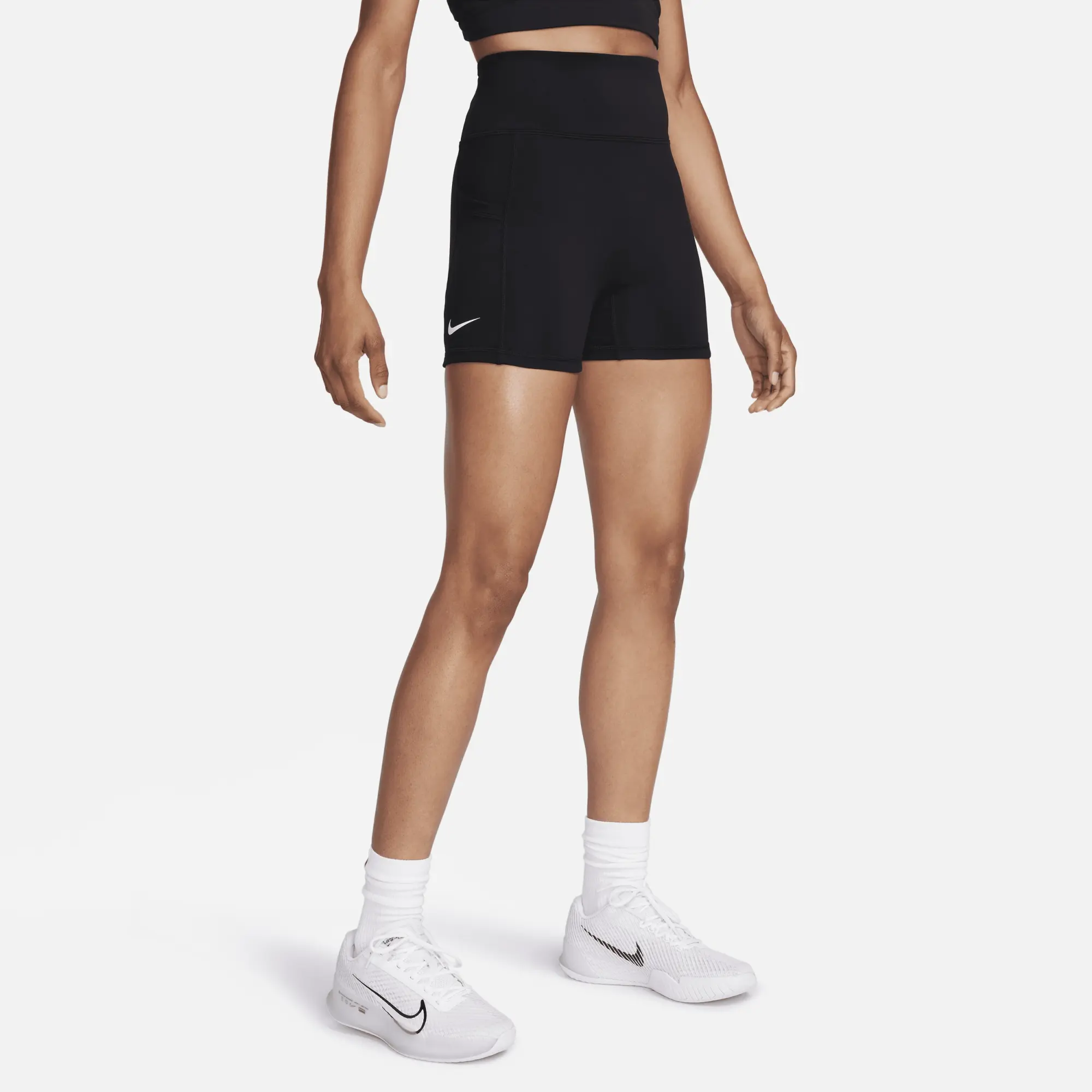 NikeCourt Advantage Women s Dri FIT Tennis Shorts Black FD5664 010 FOOTY.COM