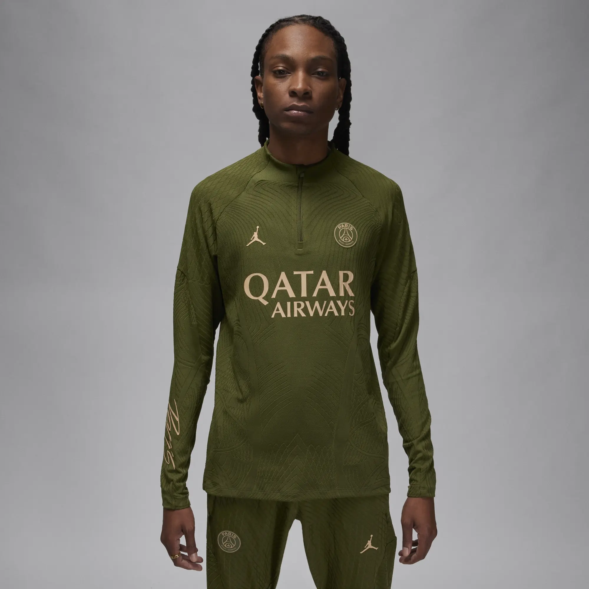 Nike Jordan Paris Saint Germain Training Shirt Dri-Fit Adv Strike Elite - Rough Green - ['Green']