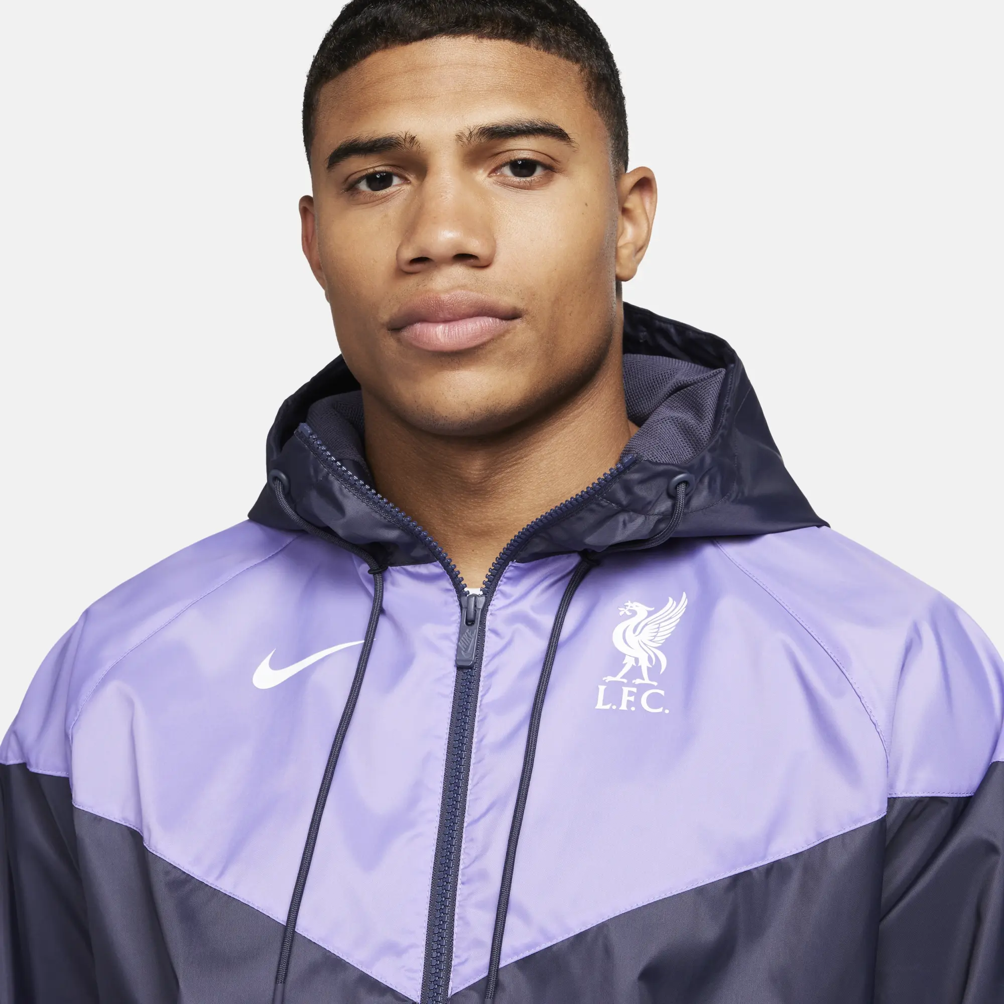 Nike Liverpool Jacket Windrunner Nsw Woven Space Purple Gridiron White Purple FD8374 567 FOOTY.COM