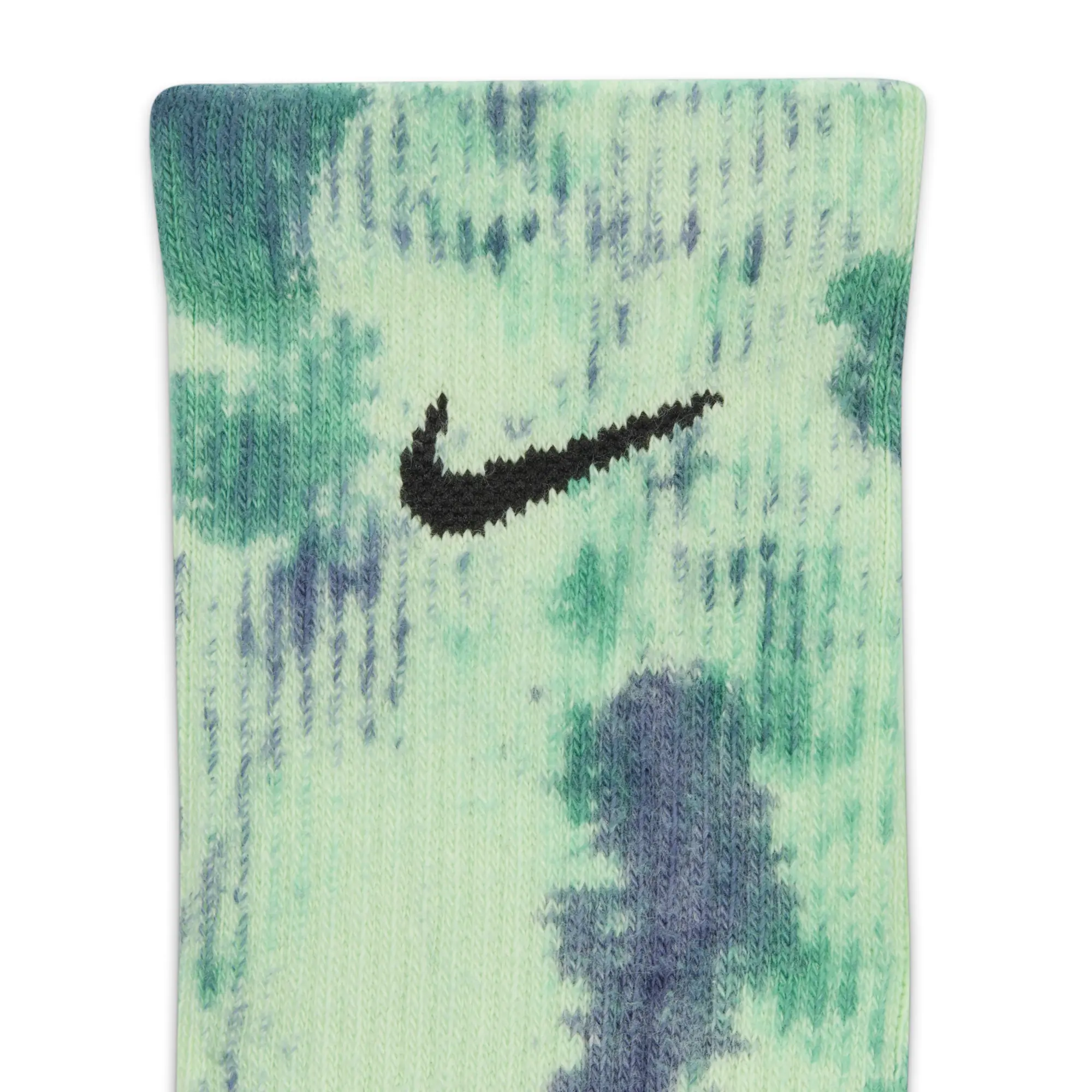 Nike 2 Pack Everyday Plus Colour Splash Crew Sock - Green - Size 5-8 - Green