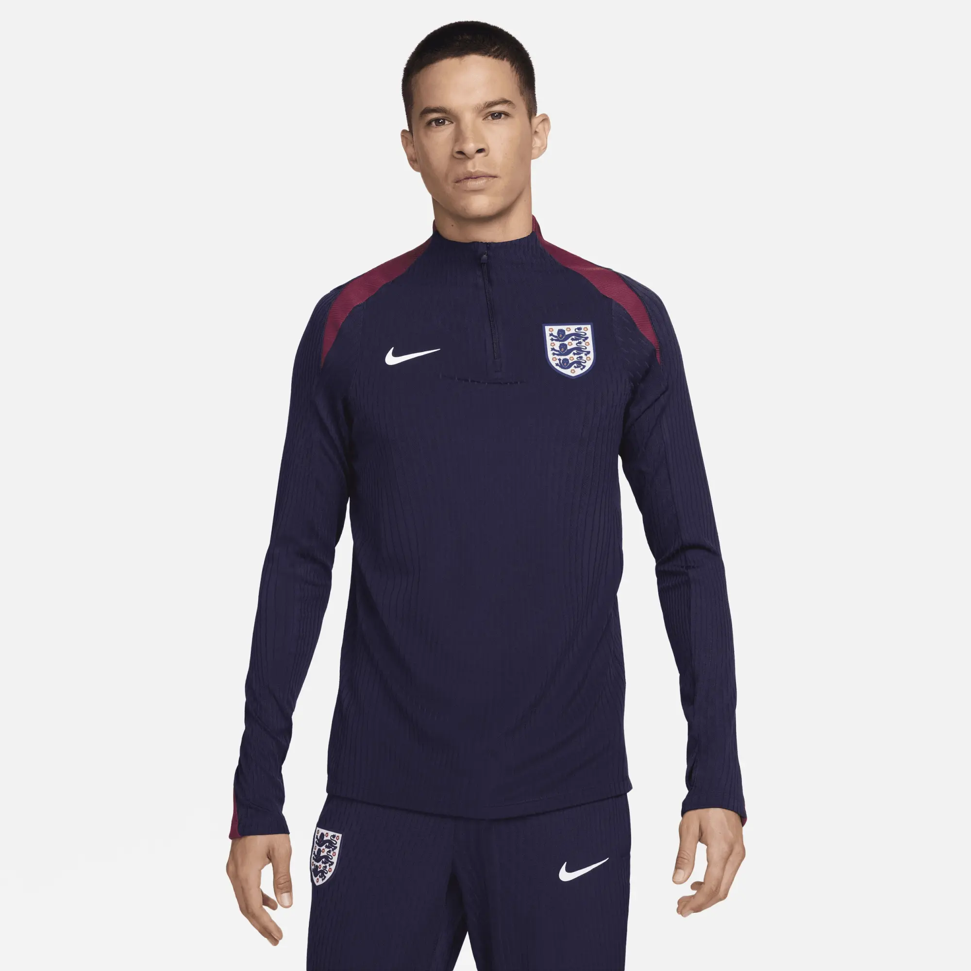 England Strike Elite Men's Nike Dri-FIT ADV Football Knit Pants - Purple - Recycled Polyester/75% Recycled Polyester Minimum