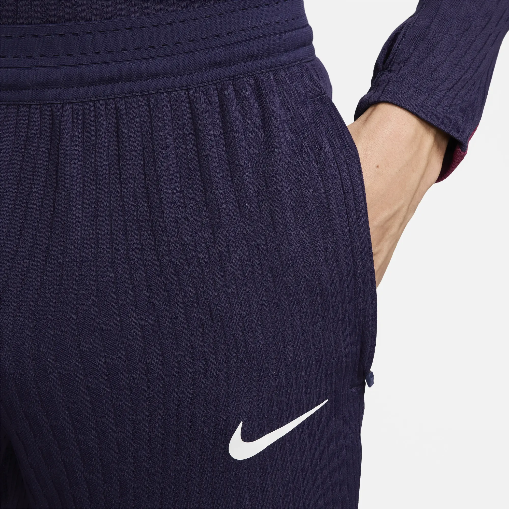 England Strike Elite Men's Nike Dri-FIT ADV Football Knit Pants - Purple - Recycled Polyester/75% Recycled Polyester Minimum
