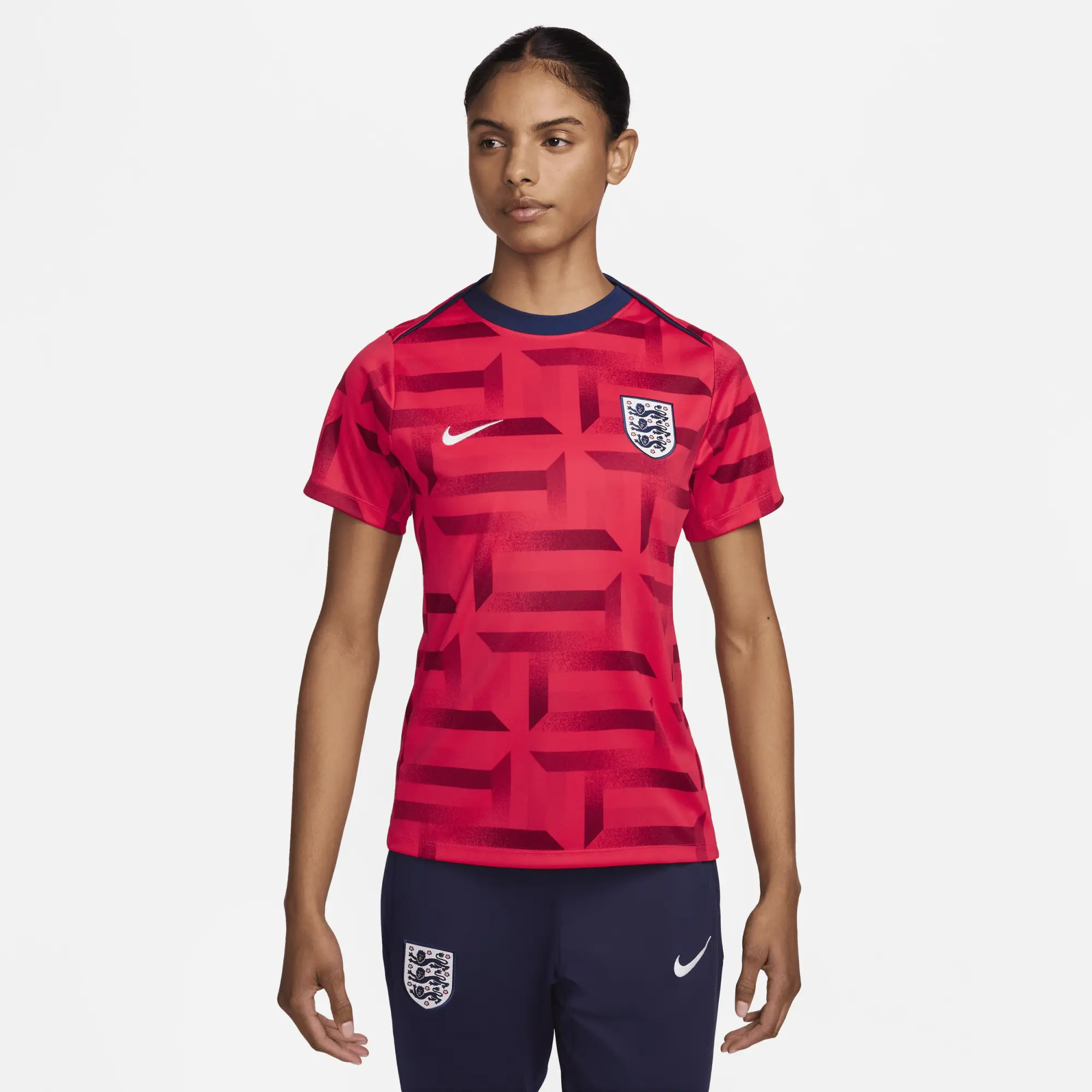 Nike England Womens SS Pre-Match Home Shirt 2024