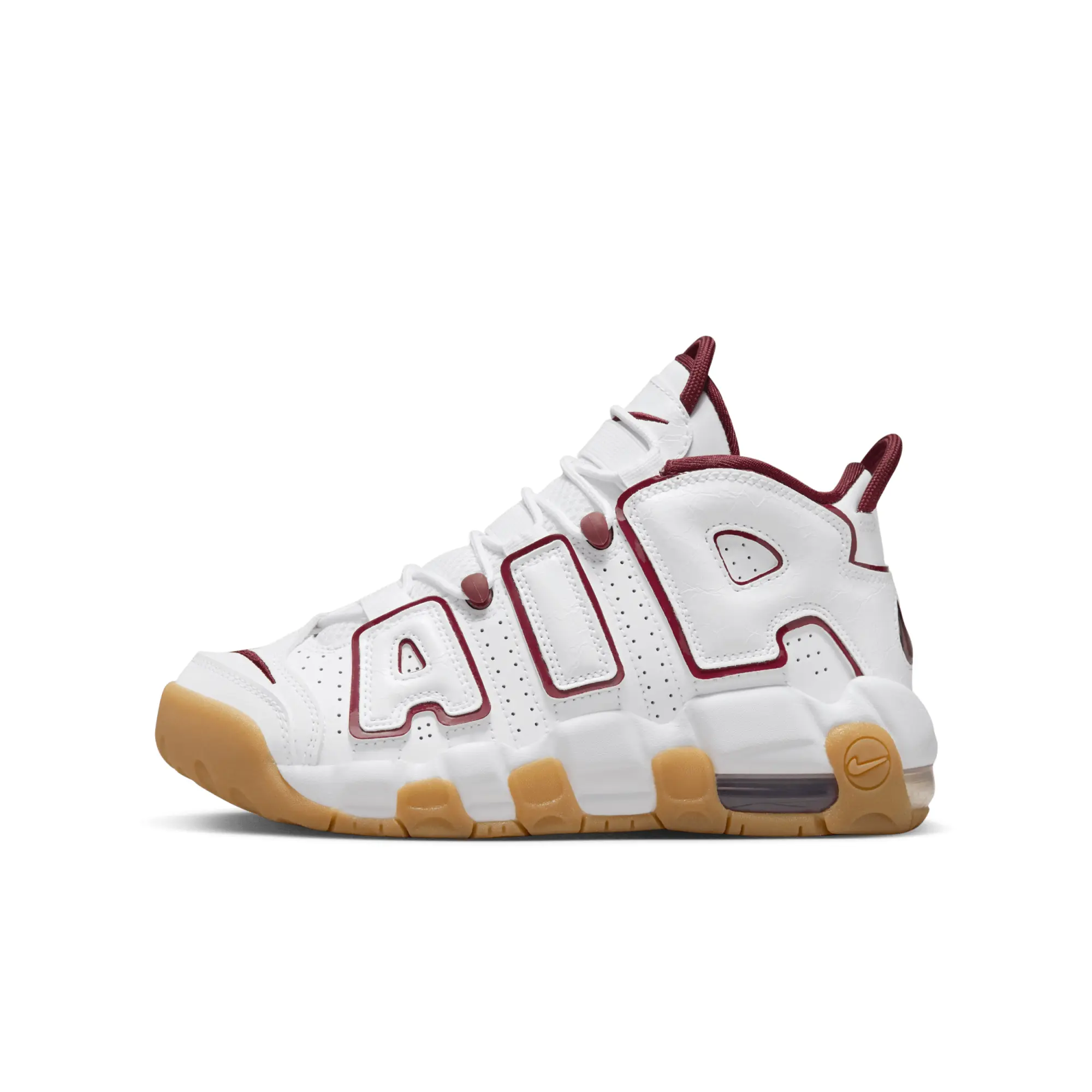 Nike Junior Air More Uptempo Trainer - White - Size 4 - White