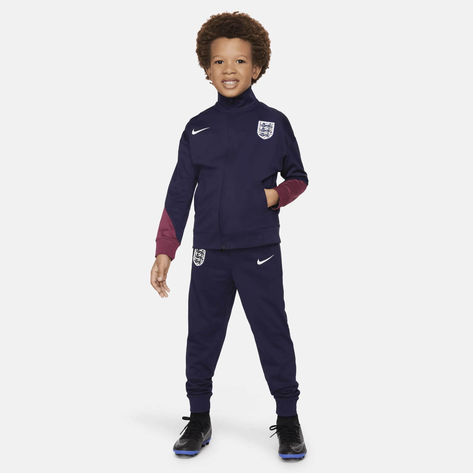England Nike Strike Suit - Purple - Little Kids