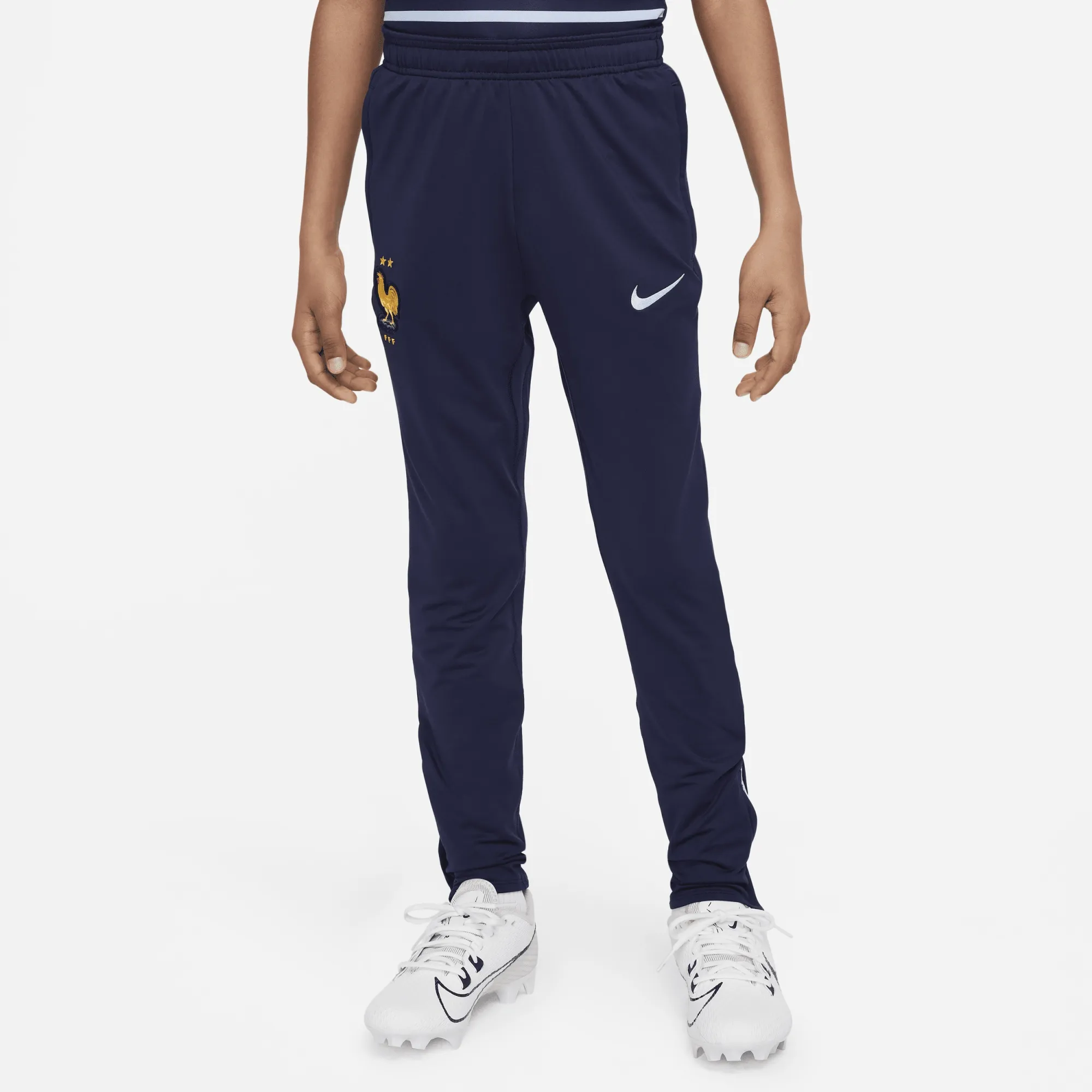 Nike France Training Trousers Dri-Fit Strike Euro 2024 - Blackened Blue/Cobalt Bliss Kids - ['Blue']