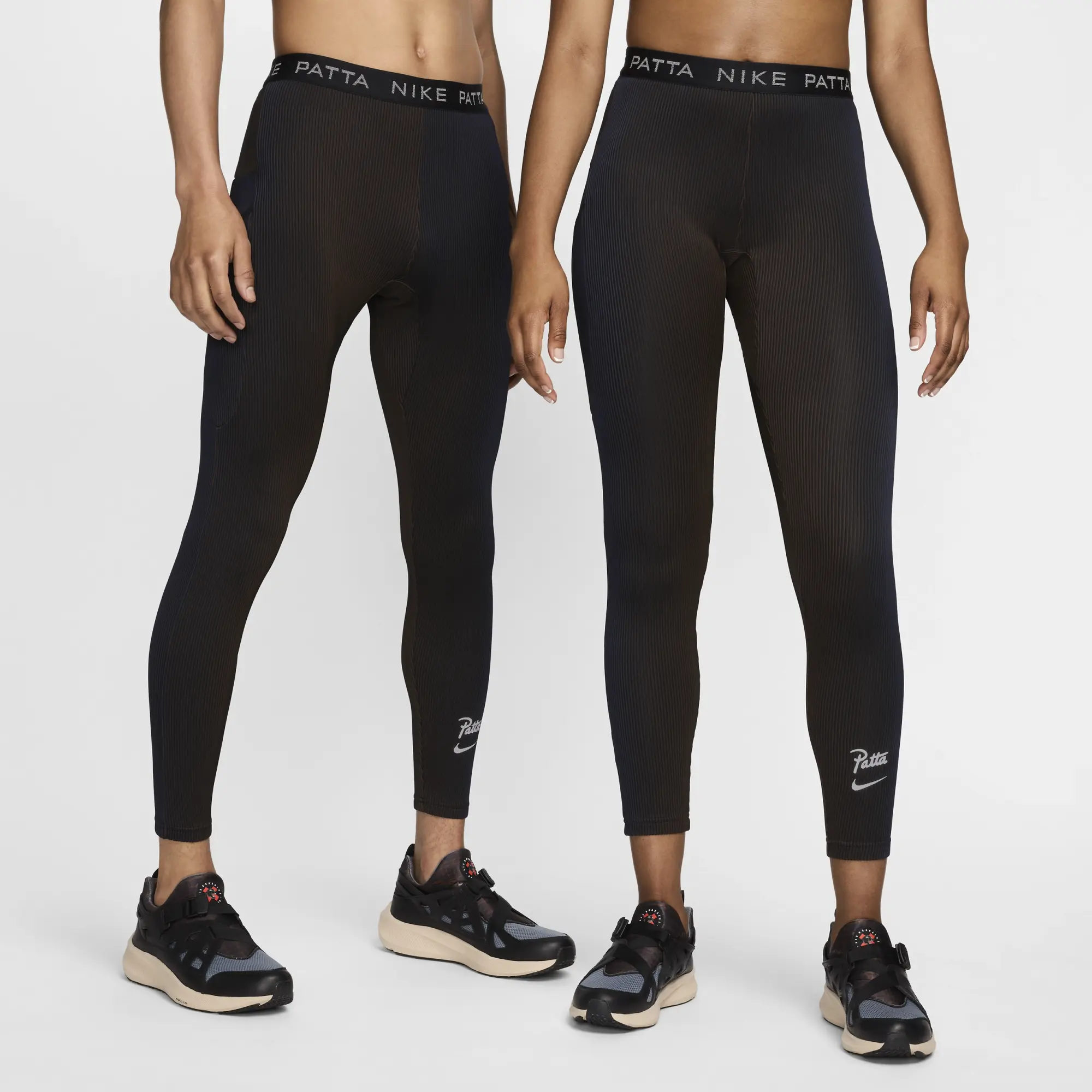 Nike x Patta Running Team Men's Leggings - Black - Polyester/Nylon/Elastane