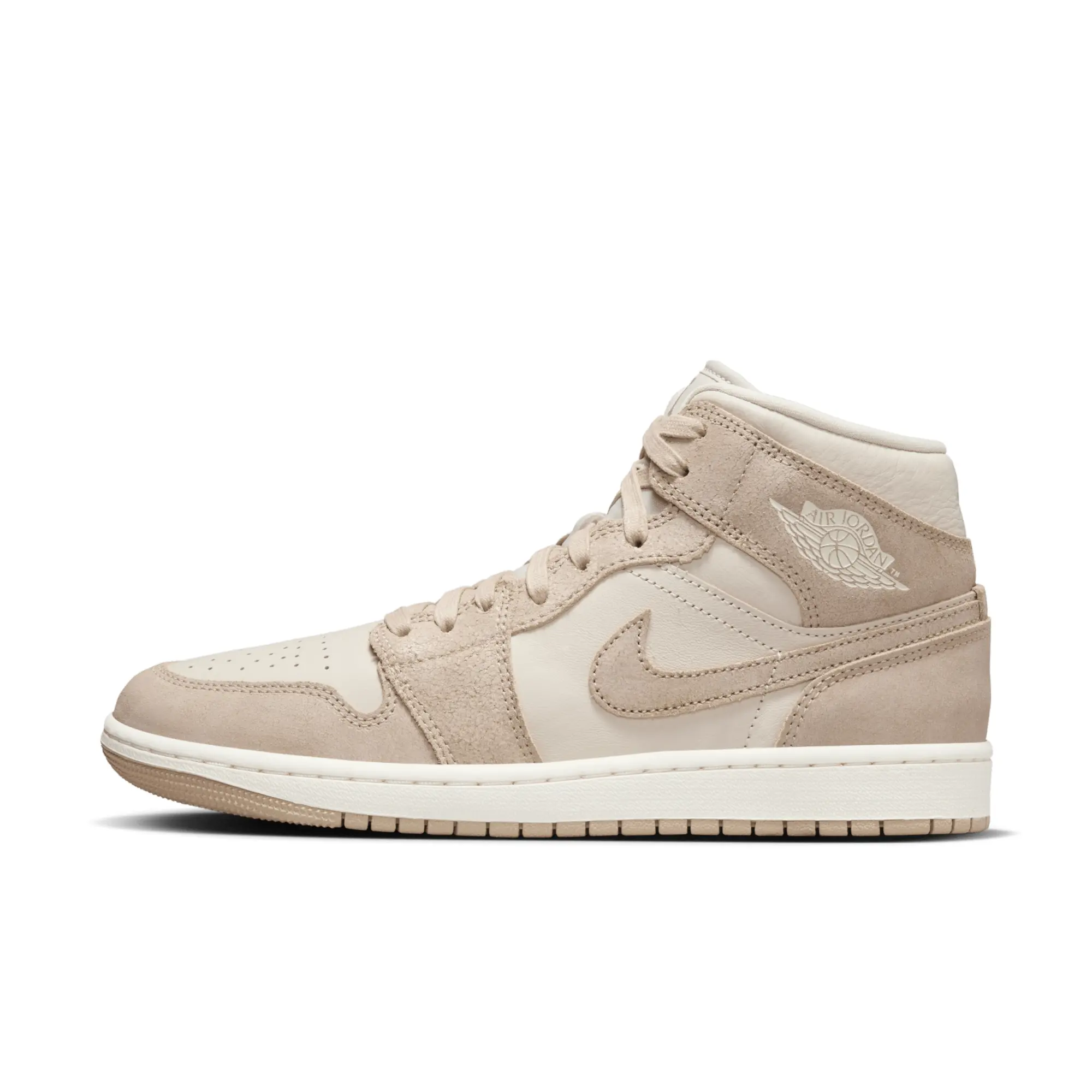 Nike Jordan Air Jordan 1 Mid Trainers In Legend Brown