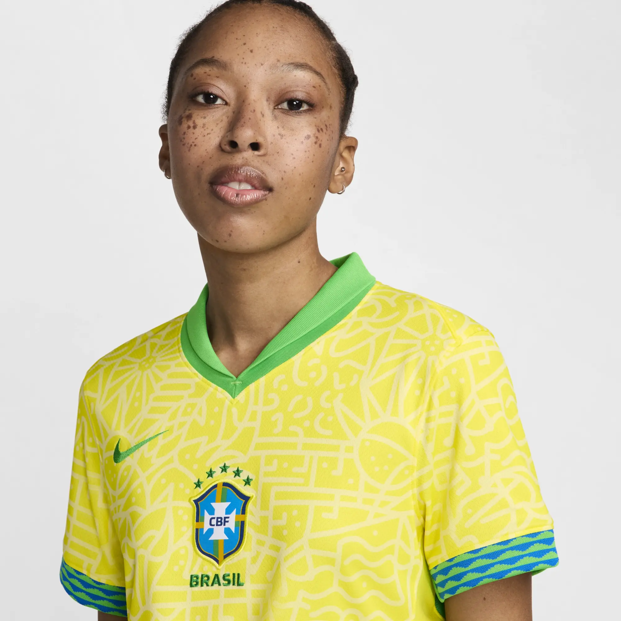Nike Brazil Womens SS Home Shirt 2024