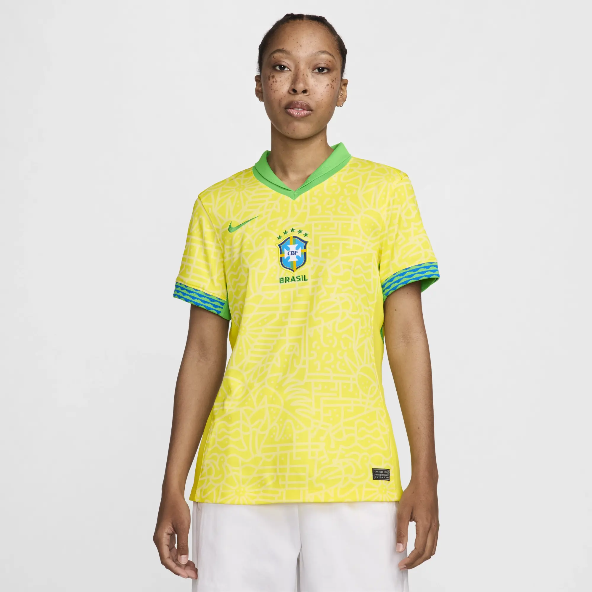 Nike Brazil Womens SS Home Shirt 2024