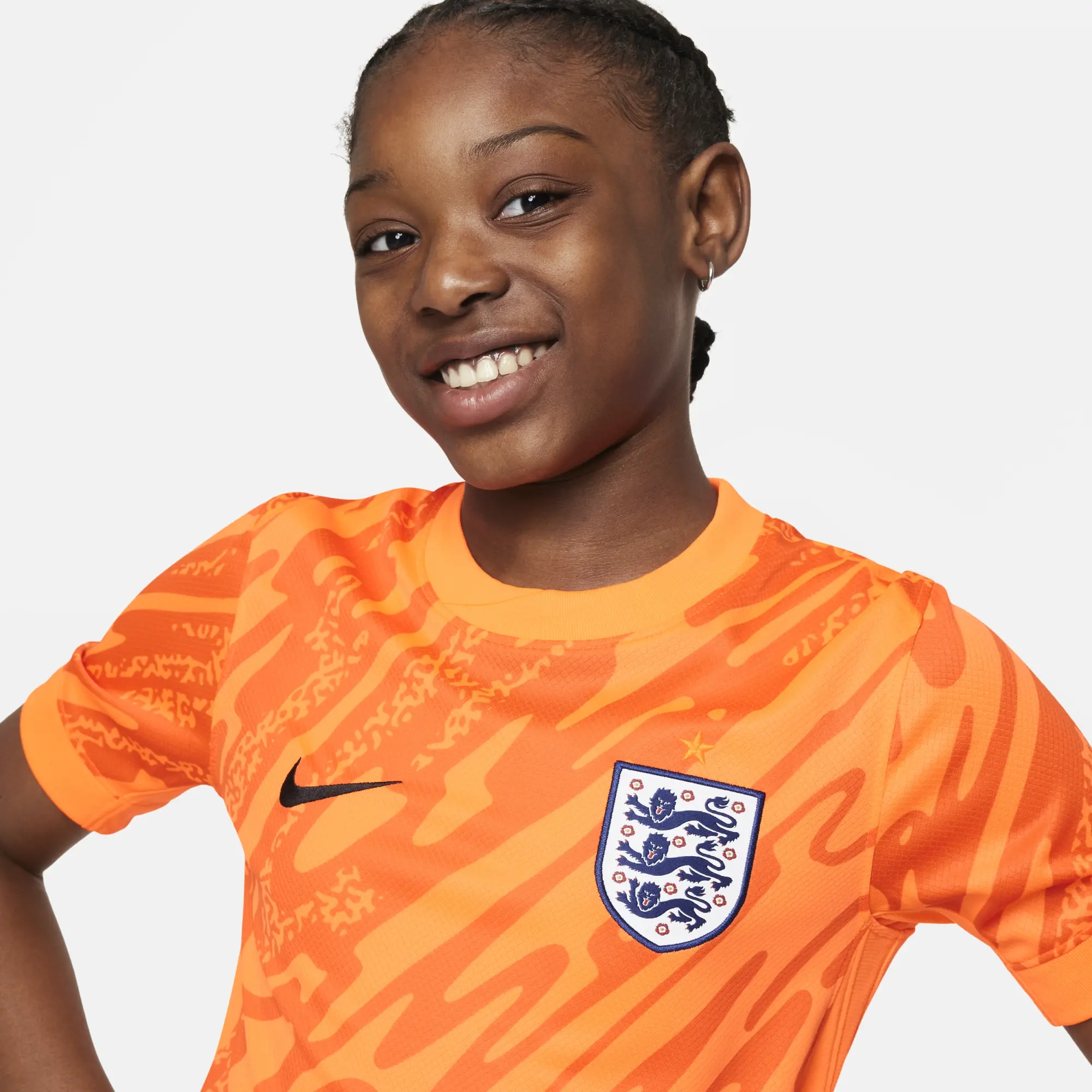 England Nike Home Stadium Goalkeeper Shirt 2024 - Kids