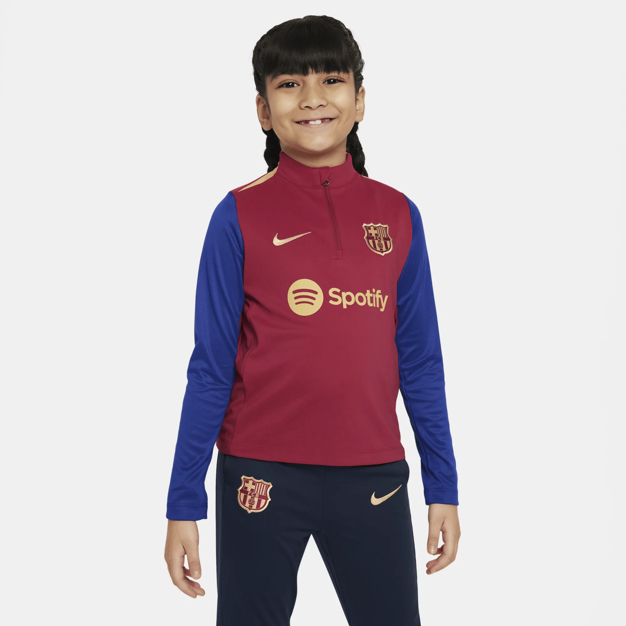 Nike FC Barcelona Academy Pro Drill Top 2023 2024 Juniors FJ5548