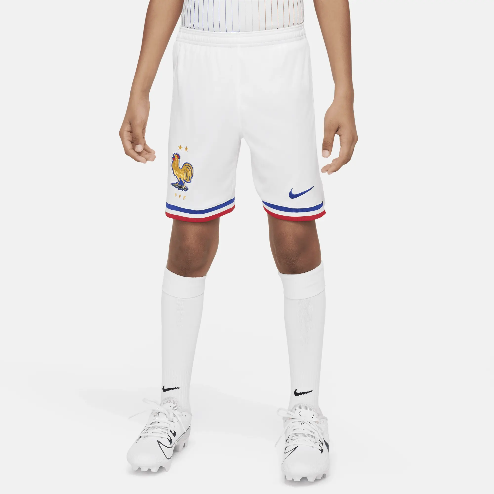 Nike France 2024 Kids Dri FIT Stadium Home Shorts