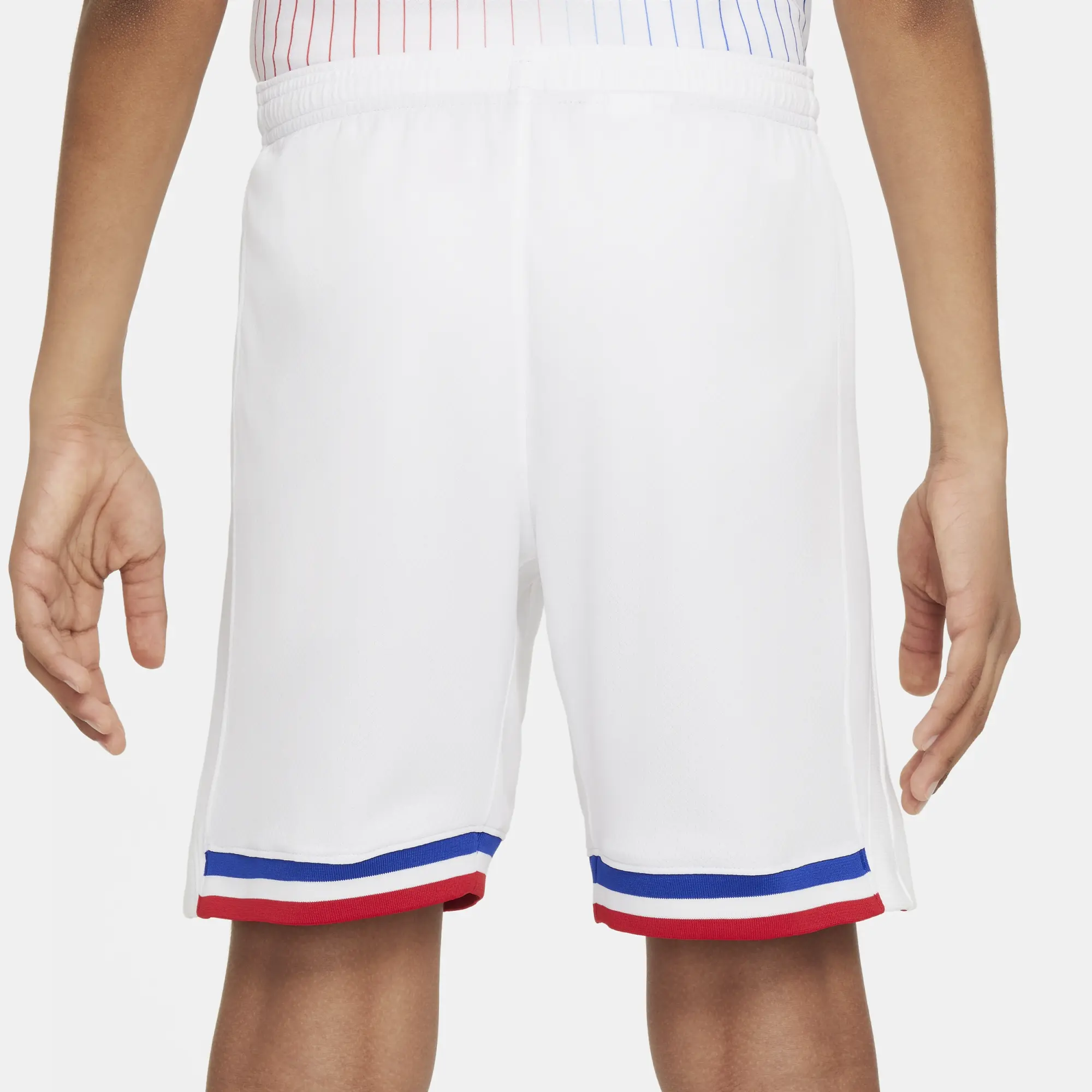 Nike France 2024 Kids Dri FIT Stadium Home Shorts