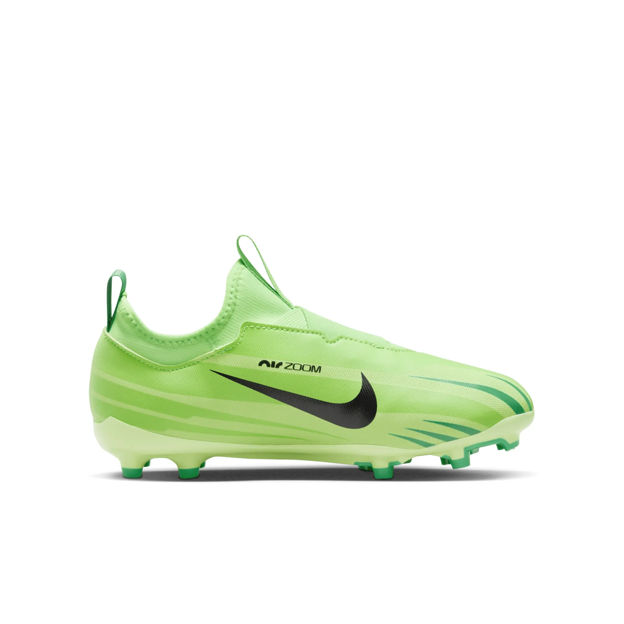 Nike Mercurial Vapour 15 Academy Junior Firm Ground Football Boots Green FJ7193 300 FOOTY.COM