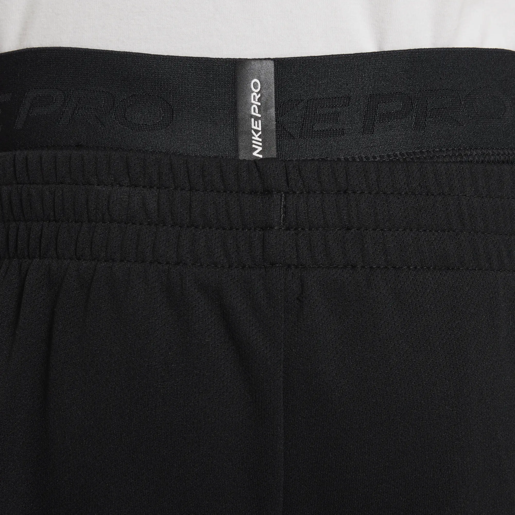 Nike Pro Older Kids' (Boys') Dri-FIT 3/4-Length Tights - Black - Recycled Polyester Minimum