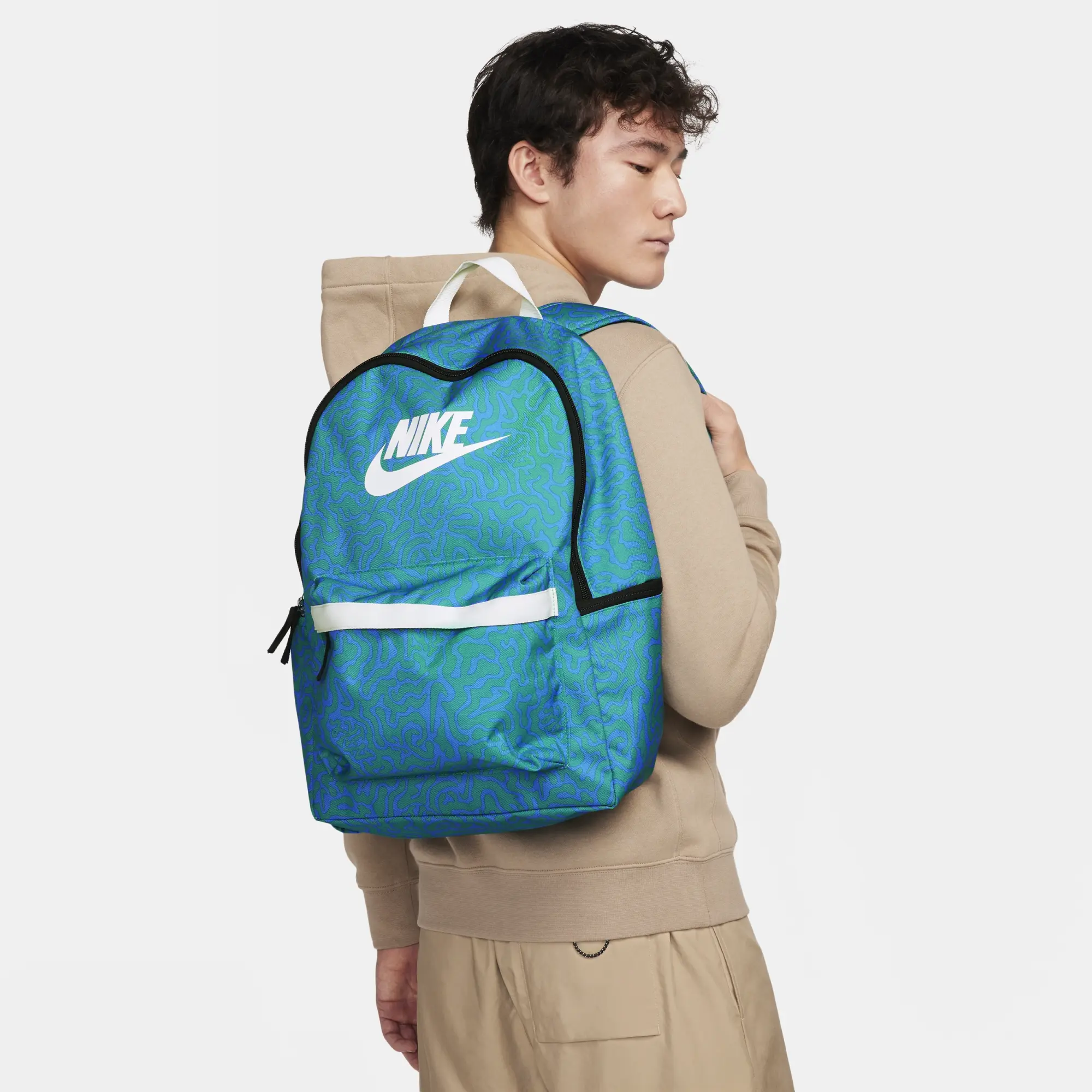 Nike heritage backpack blue on sale