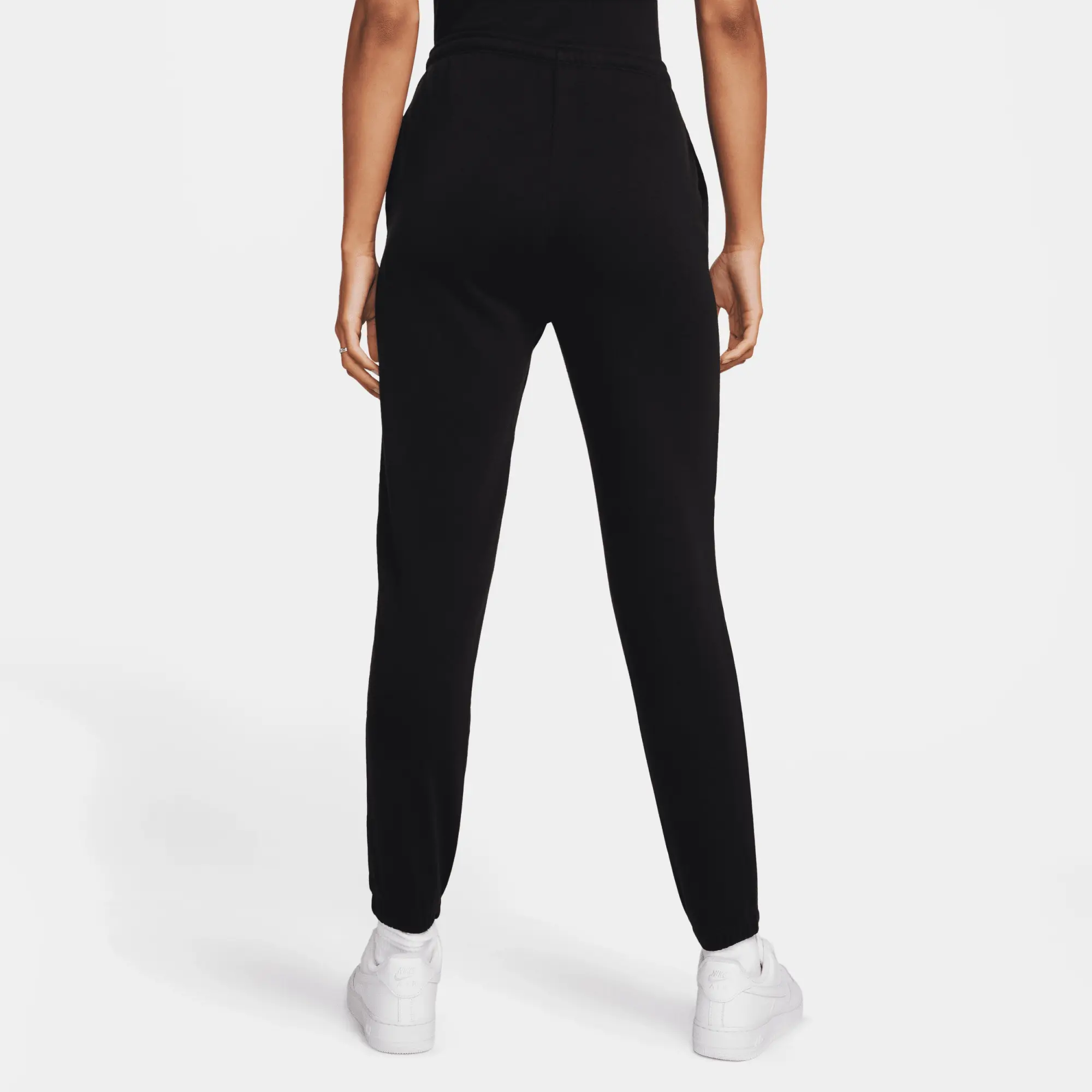 Nike Sportswear Chill Terry Women's Slim High-Waisted French Terry Tracksuit Bottoms - Black