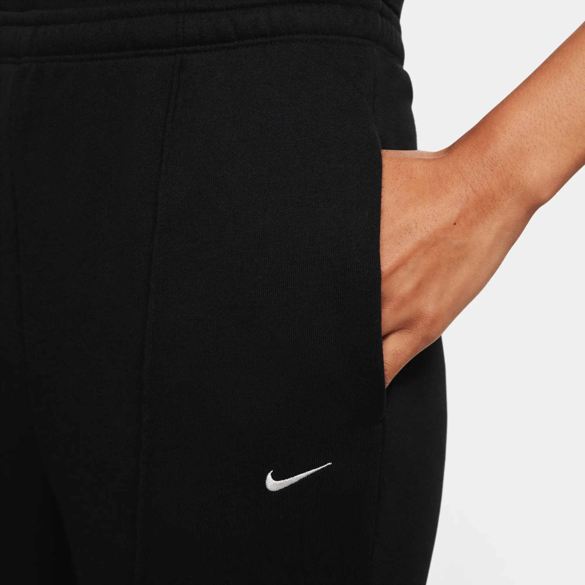 Nike Sportswear Chill Terry Women's Slim High-Waisted French Terry Tracksuit Bottoms - Black