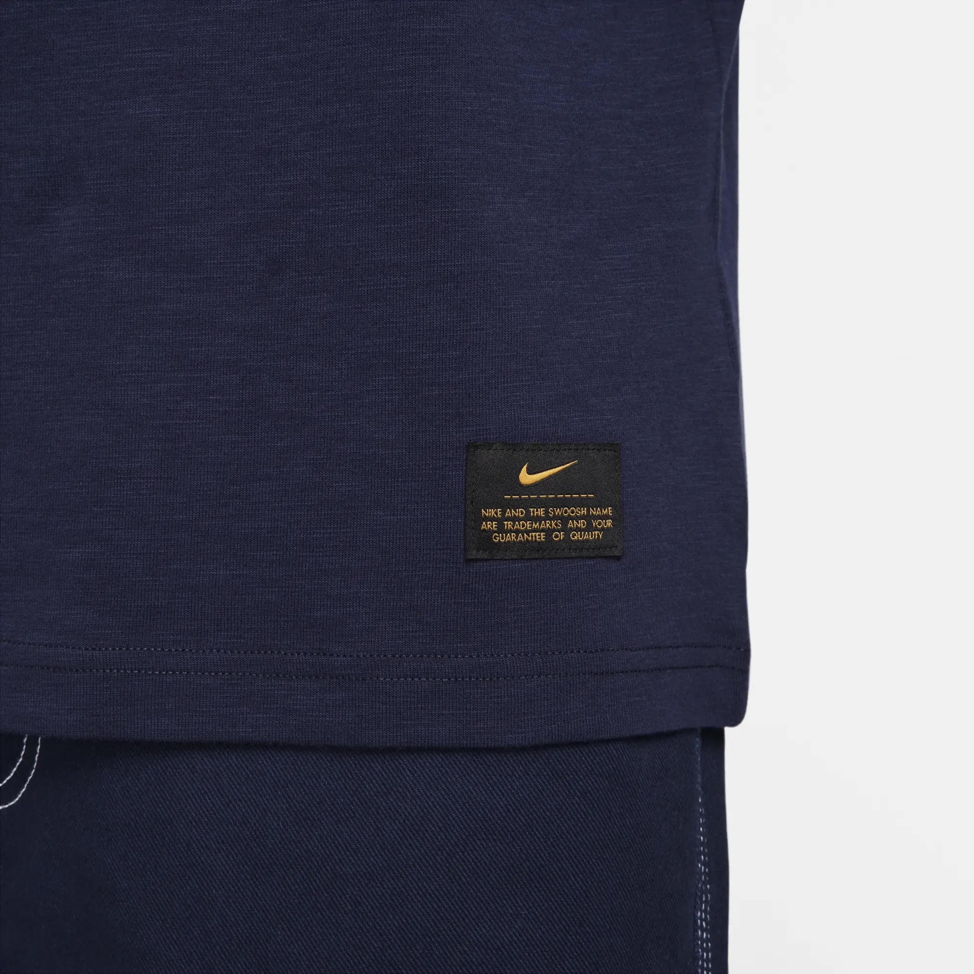 Nike Life Men's Short-Sleeve Knit Top - Blue - Cotton