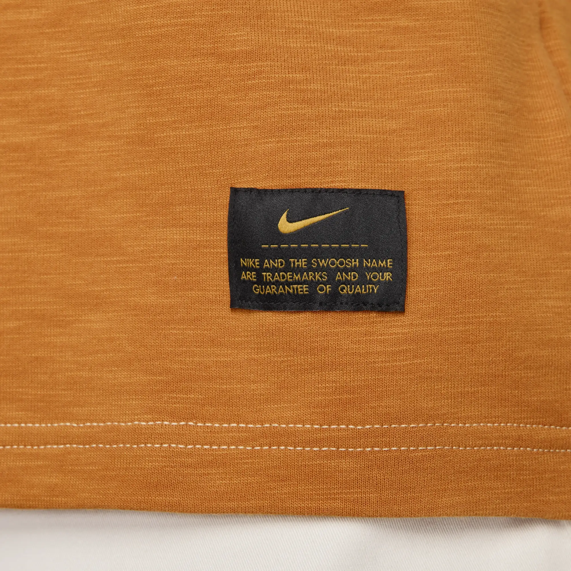 Nike Life Knitted T-Shirt In Orange
