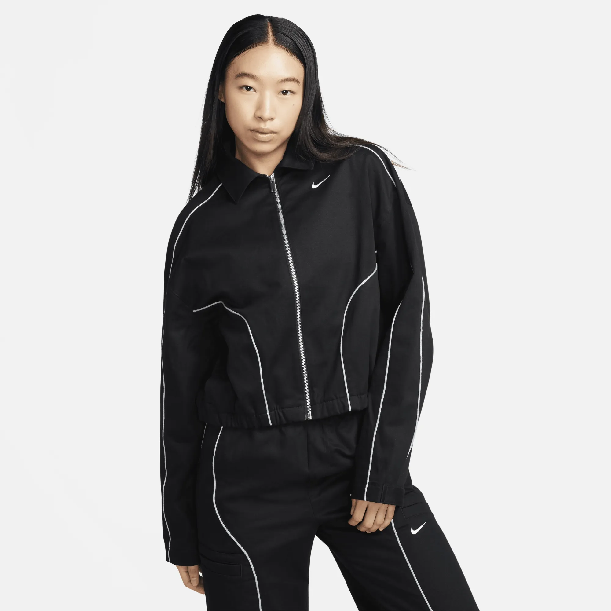 Nike Street Women Track Tops - Black