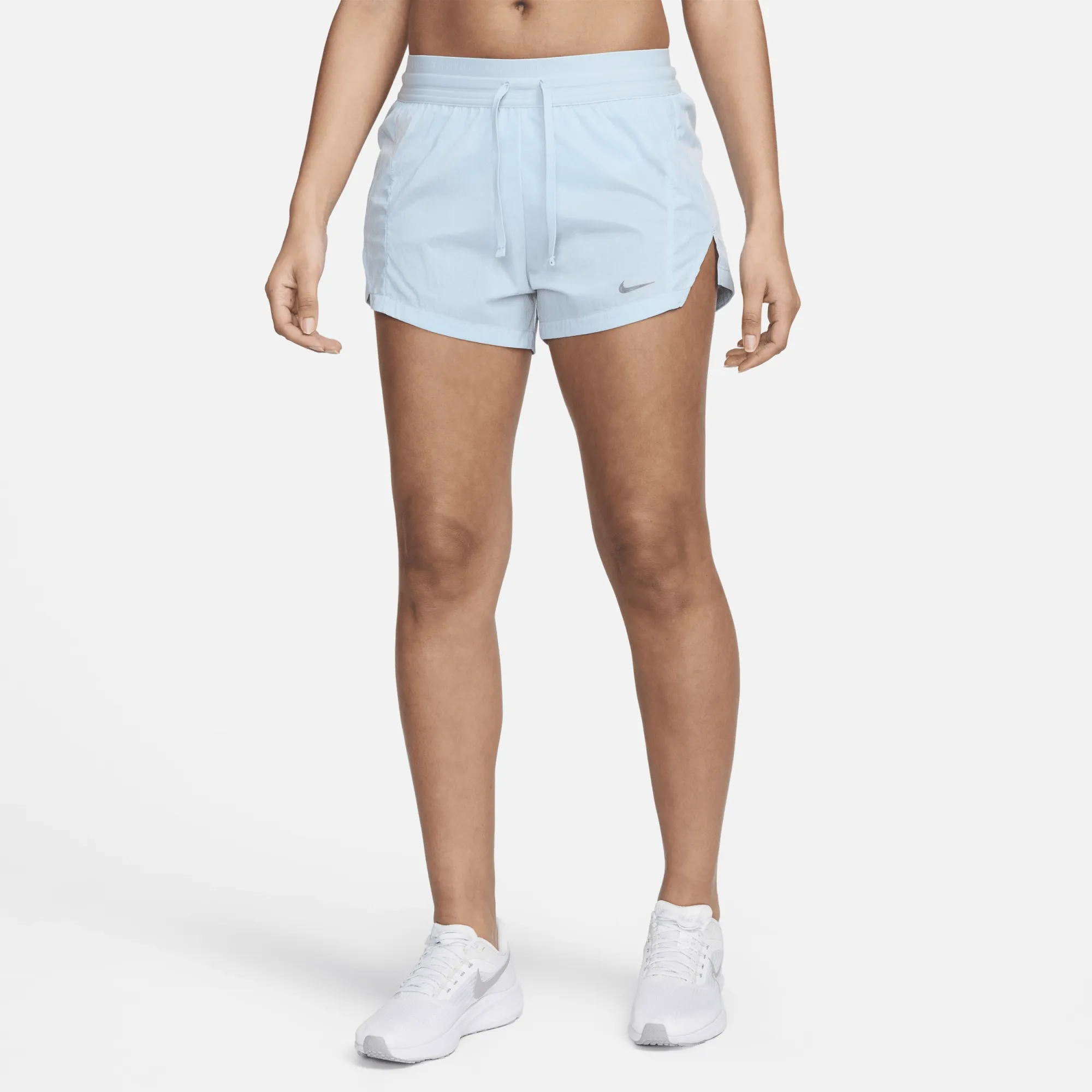 Nike Womens Division Reflective 3 Inch Brief Lined Shorts