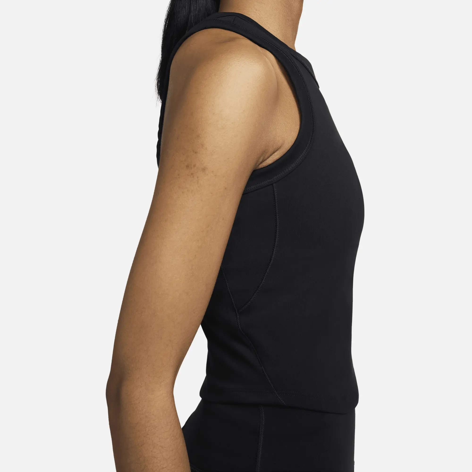 Nike One Training Dri-Fit Tight Crop Tank In Black