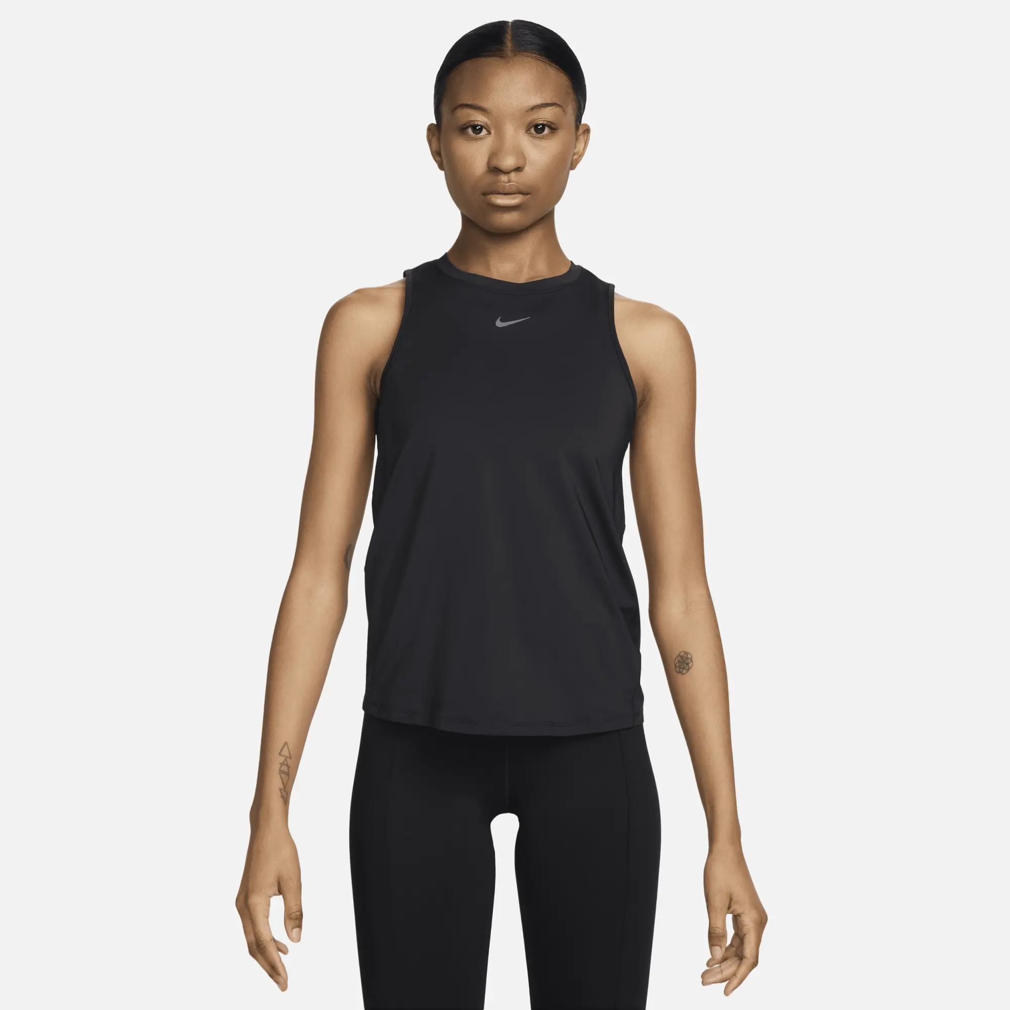 Nike One Classic Women's Dri-FIT Tank Top - Black - Polyester/Elastane