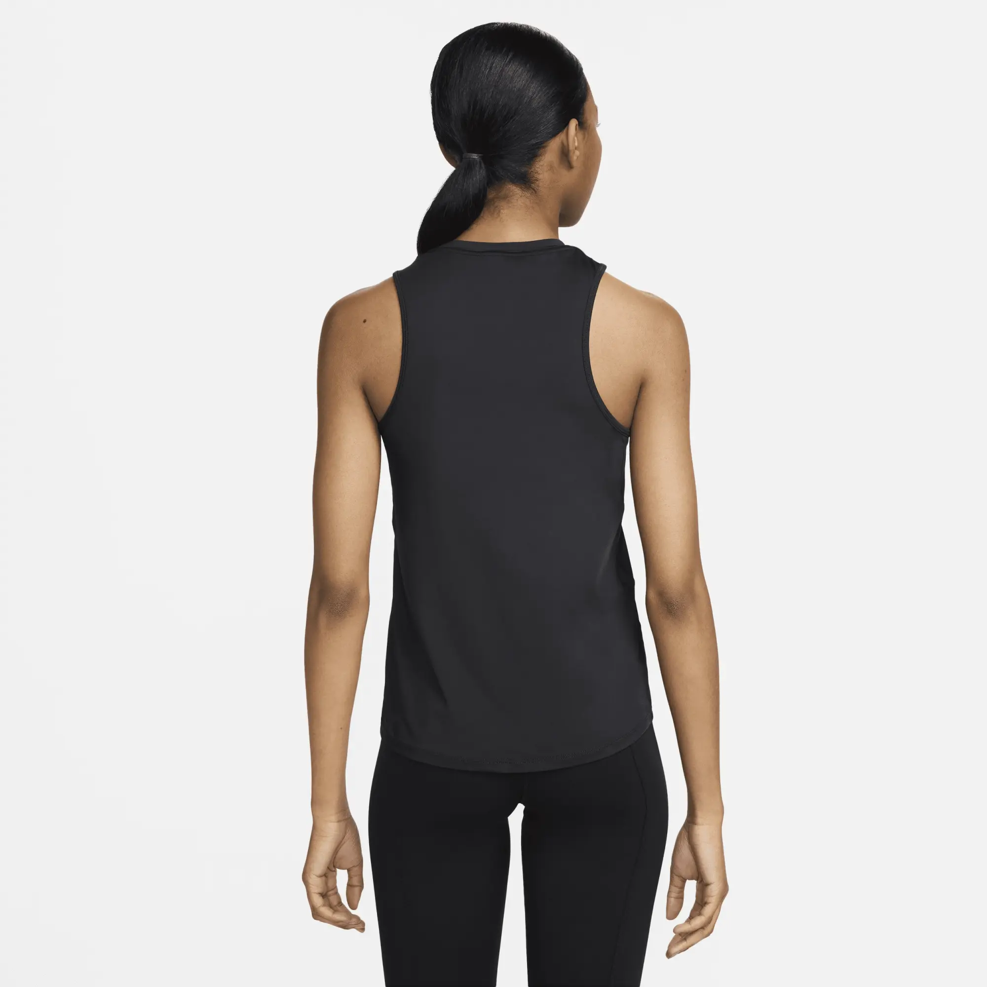 Nike One Classic Women's Dri-FIT Tank Top - Black - Polyester/Elastane