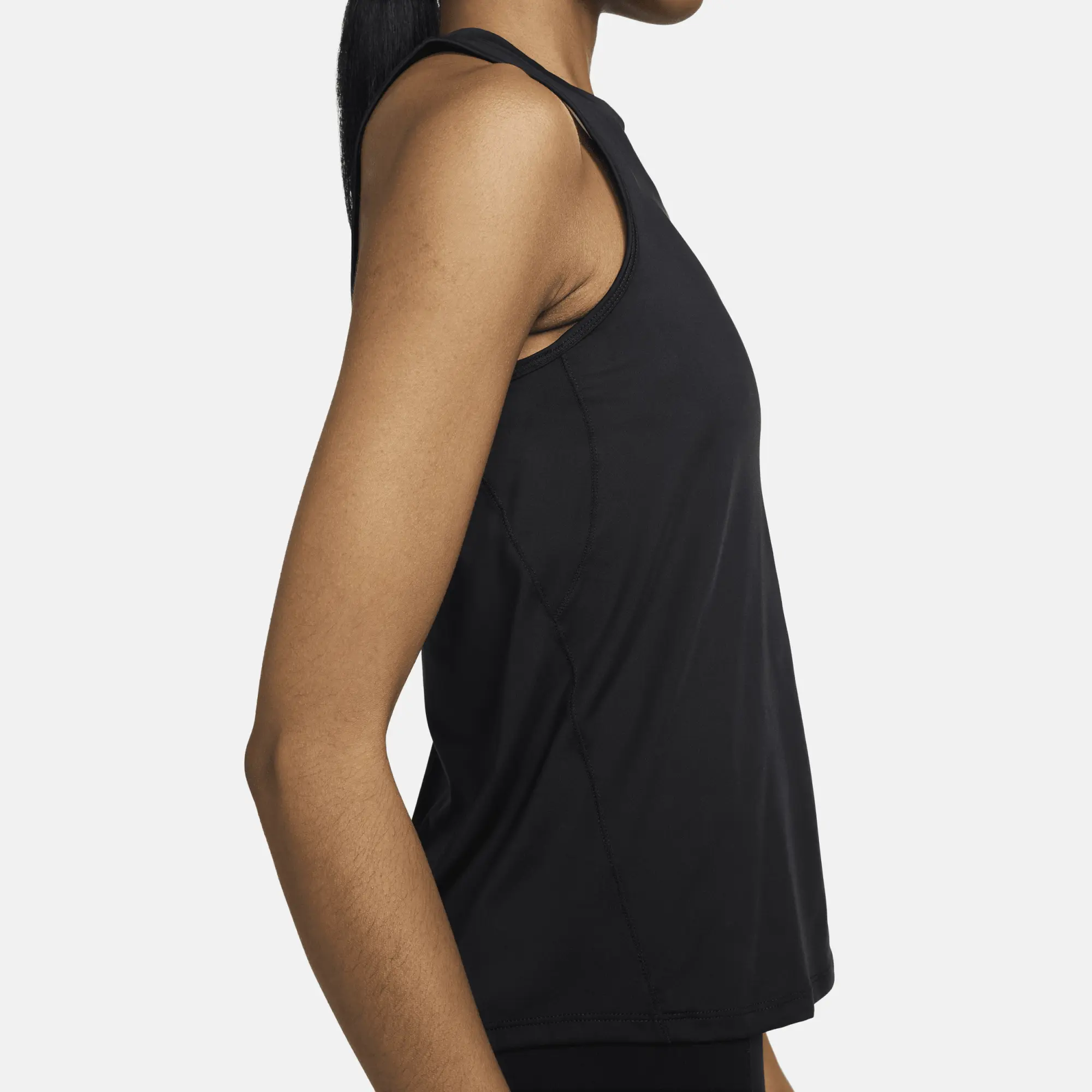 Nike One Classic Women's Dri-FIT Tank Top - Black - Polyester/Elastane