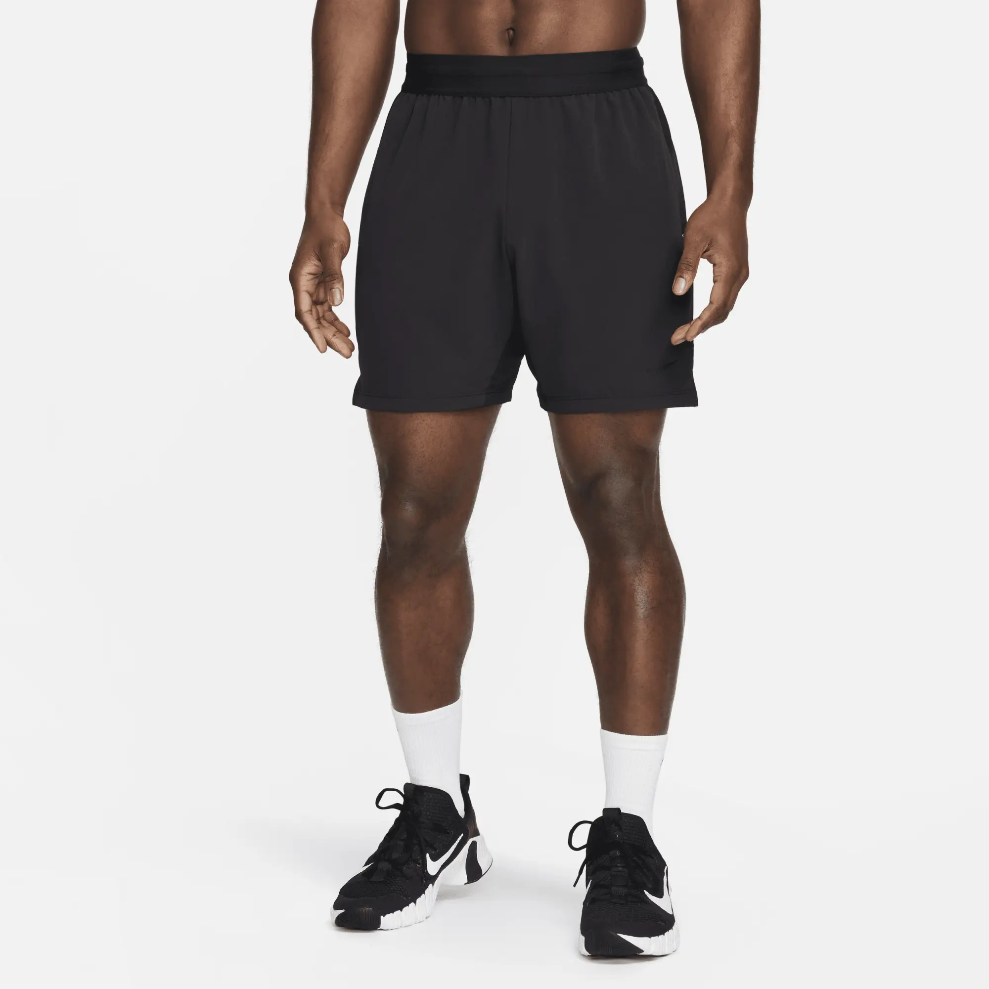 Shorts Nike Flex Rep 4.0 Men's Dri-Fit 7 Unlined Fitness Shorts Black/ Black/ Black Xxl