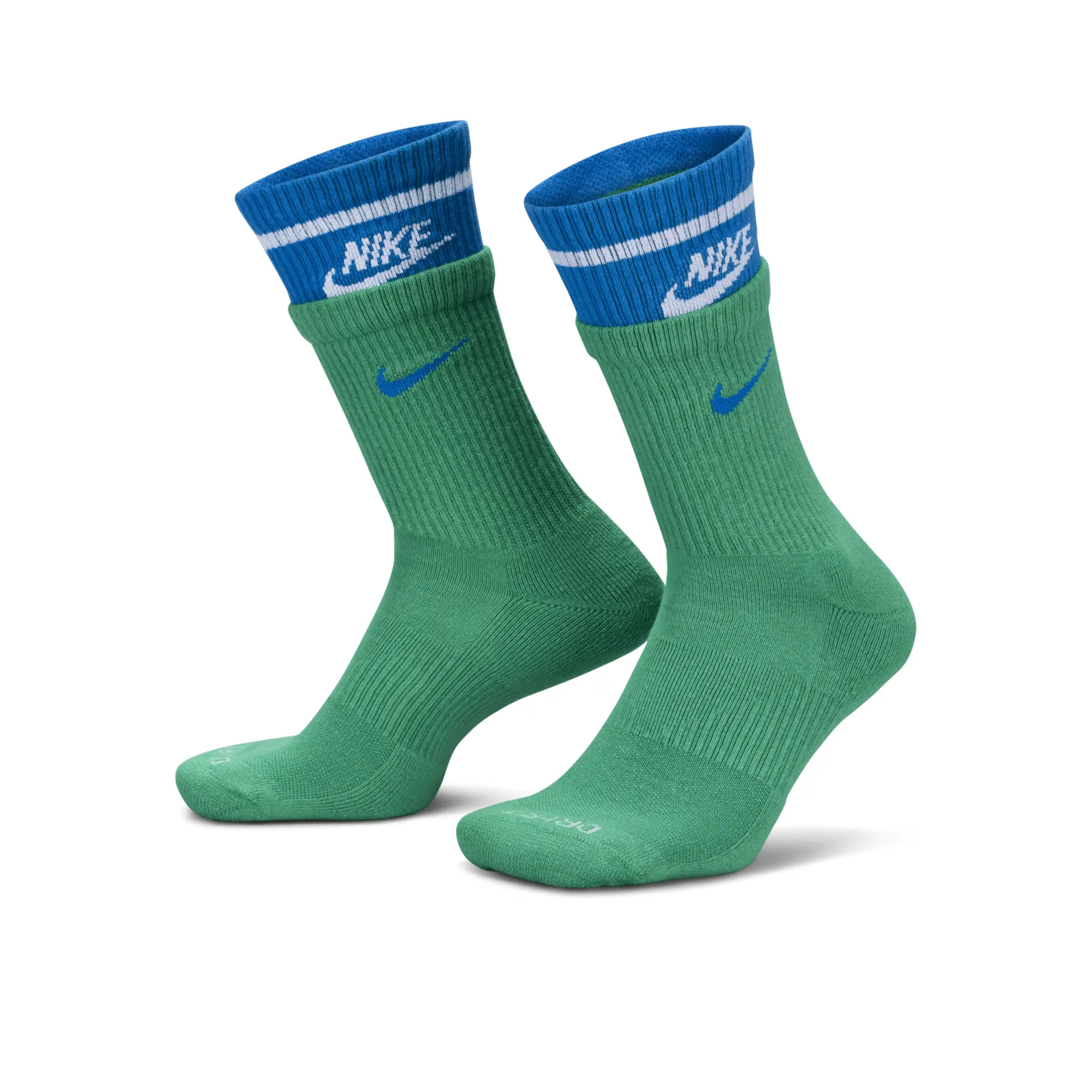 Nike Everyday Cushioned 1 Pack Crew Socks In Green