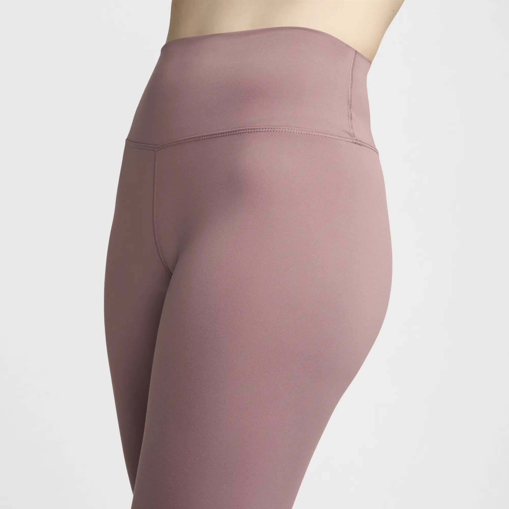 Nike One Training Dri-Fit High Rise 7/8 Leggings In Smokey Mauve-Brown
