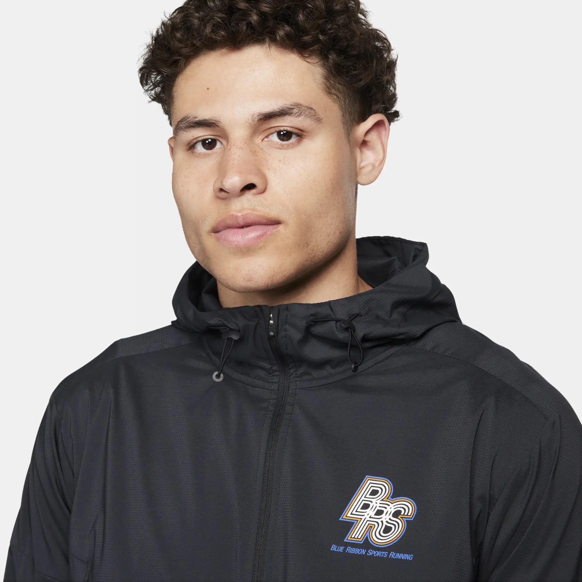 Nike Windrunner Running Energy Men's Repel Running Jacket - Black - Recycled Polyester Minimum