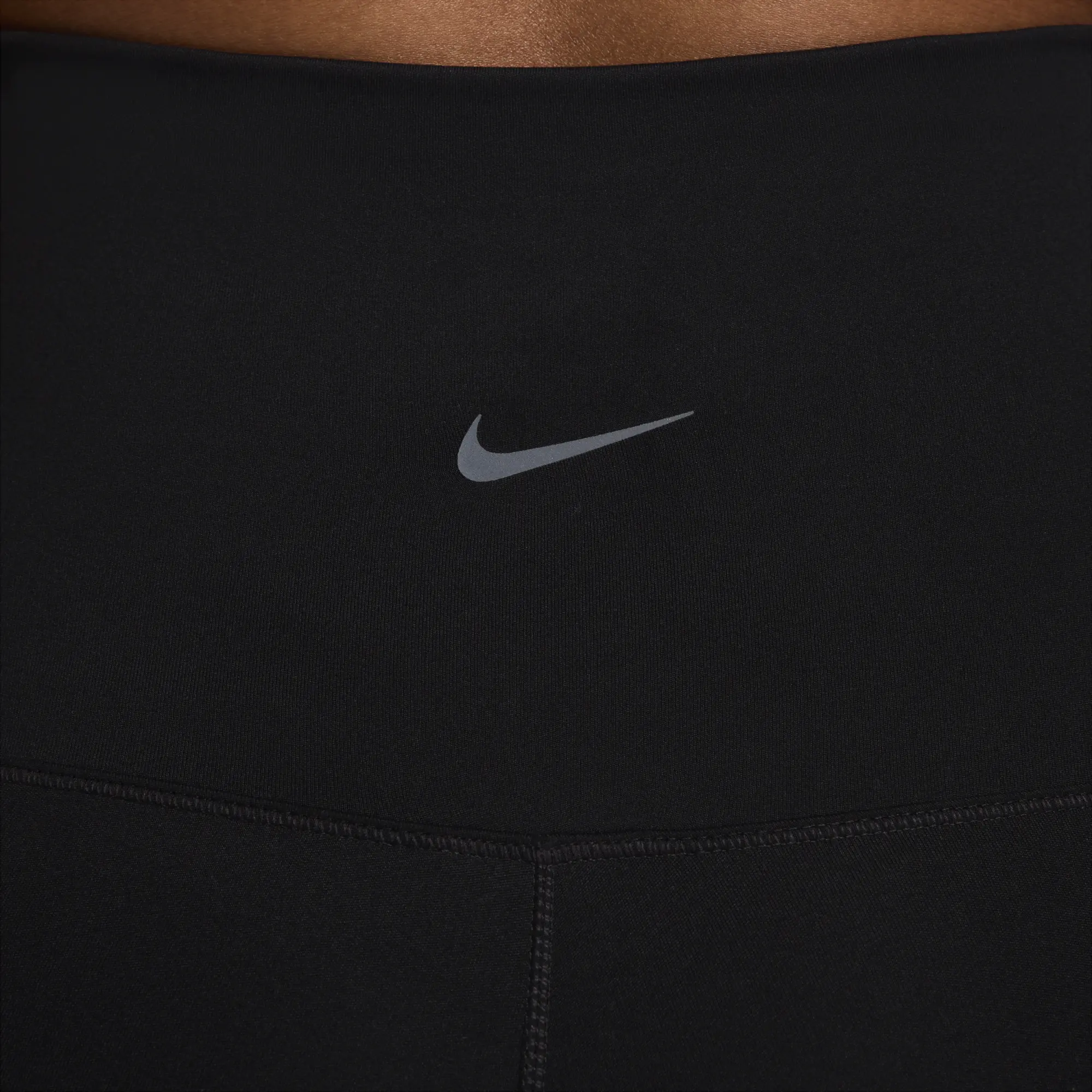Nike (M) One Women's High-Waisted 7/8 Leggings with Pockets (Maternity) - Black - Polyester/Elastane