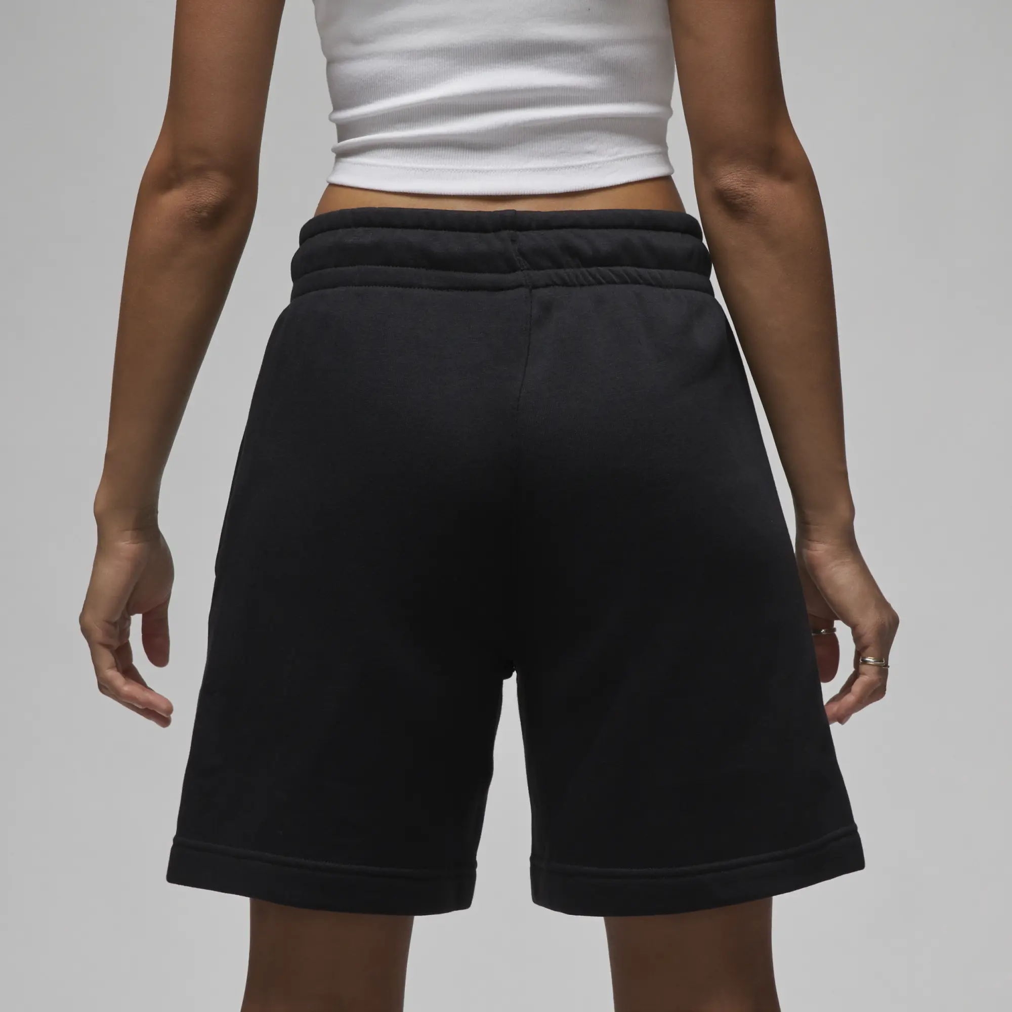 Nike Jordan Jordan Womens Brooklyn Fleece 2 Short - Black - Size L - Black