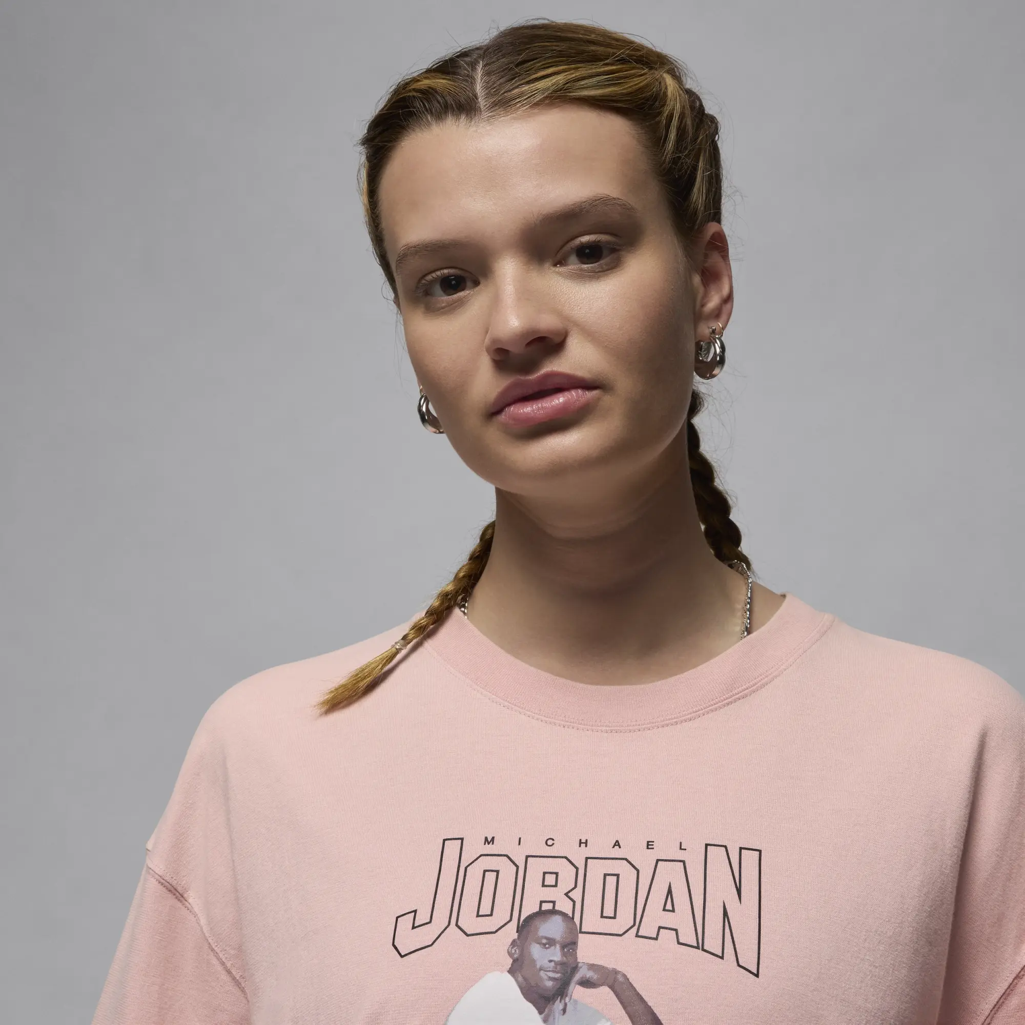 Nike Jordan Jordan Women's Oversized Graphic T-Shirt - Pink