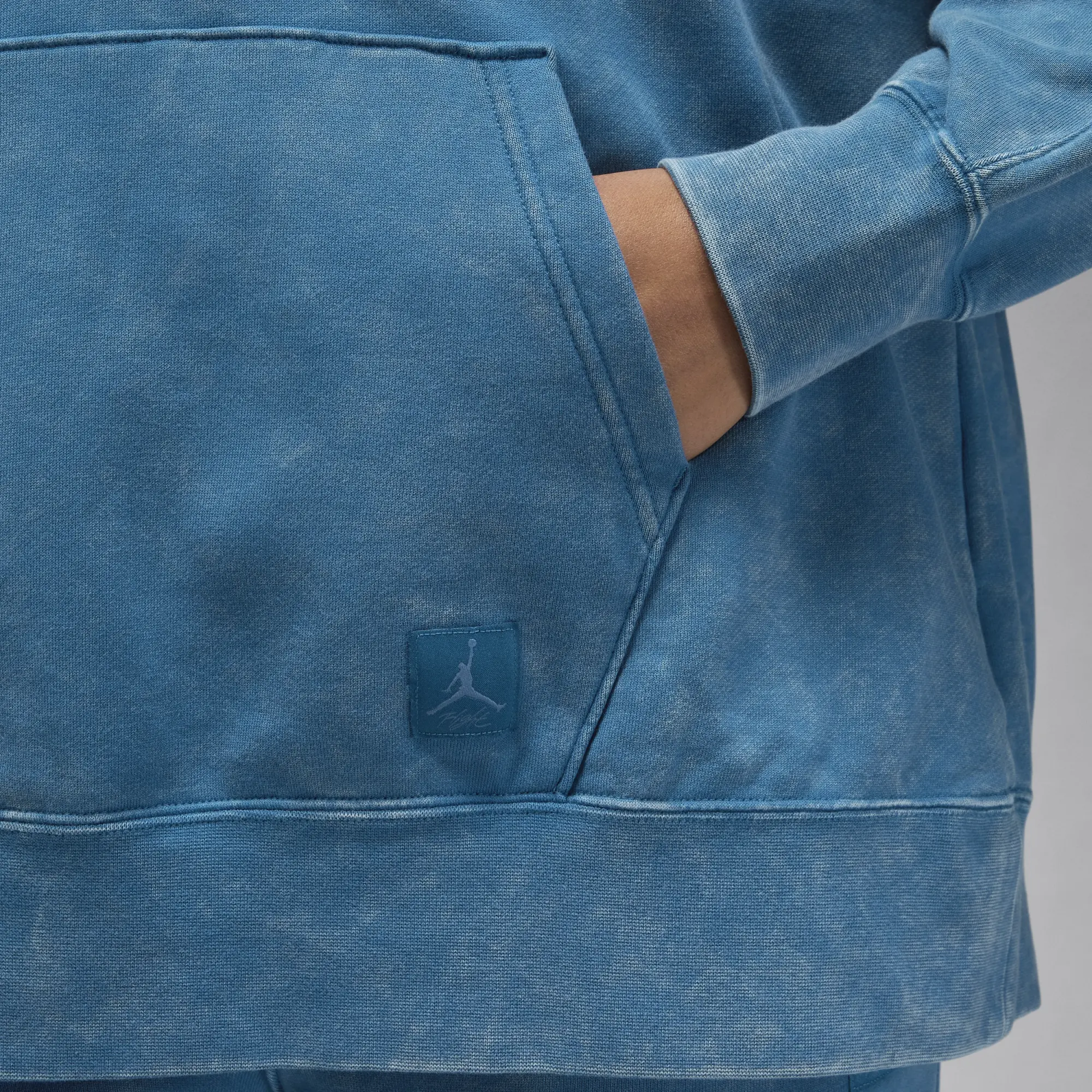 Nike Jordan Jordan Womens Flight Washed Fleece Hoodie - Blue - Size XS - Blue