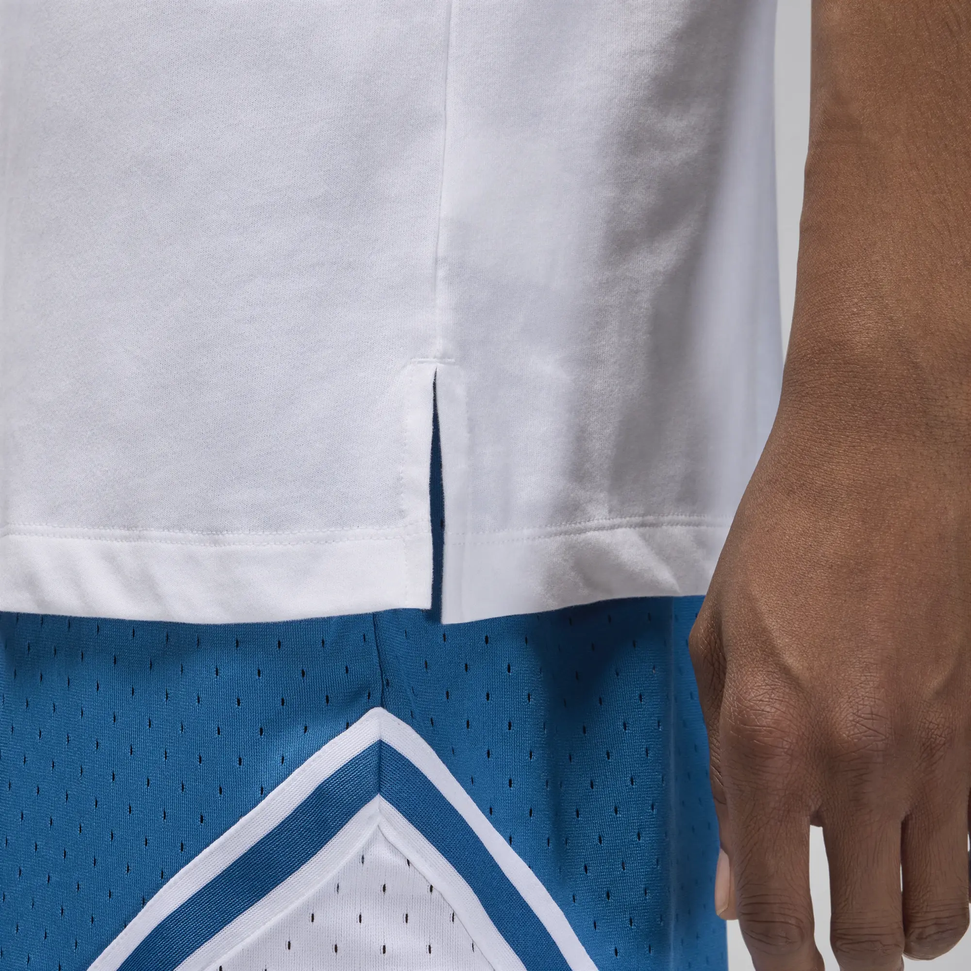 Nike Jordan Sport Men's Dri-FIT Sleeveless Top - White - Cotton/Polyester