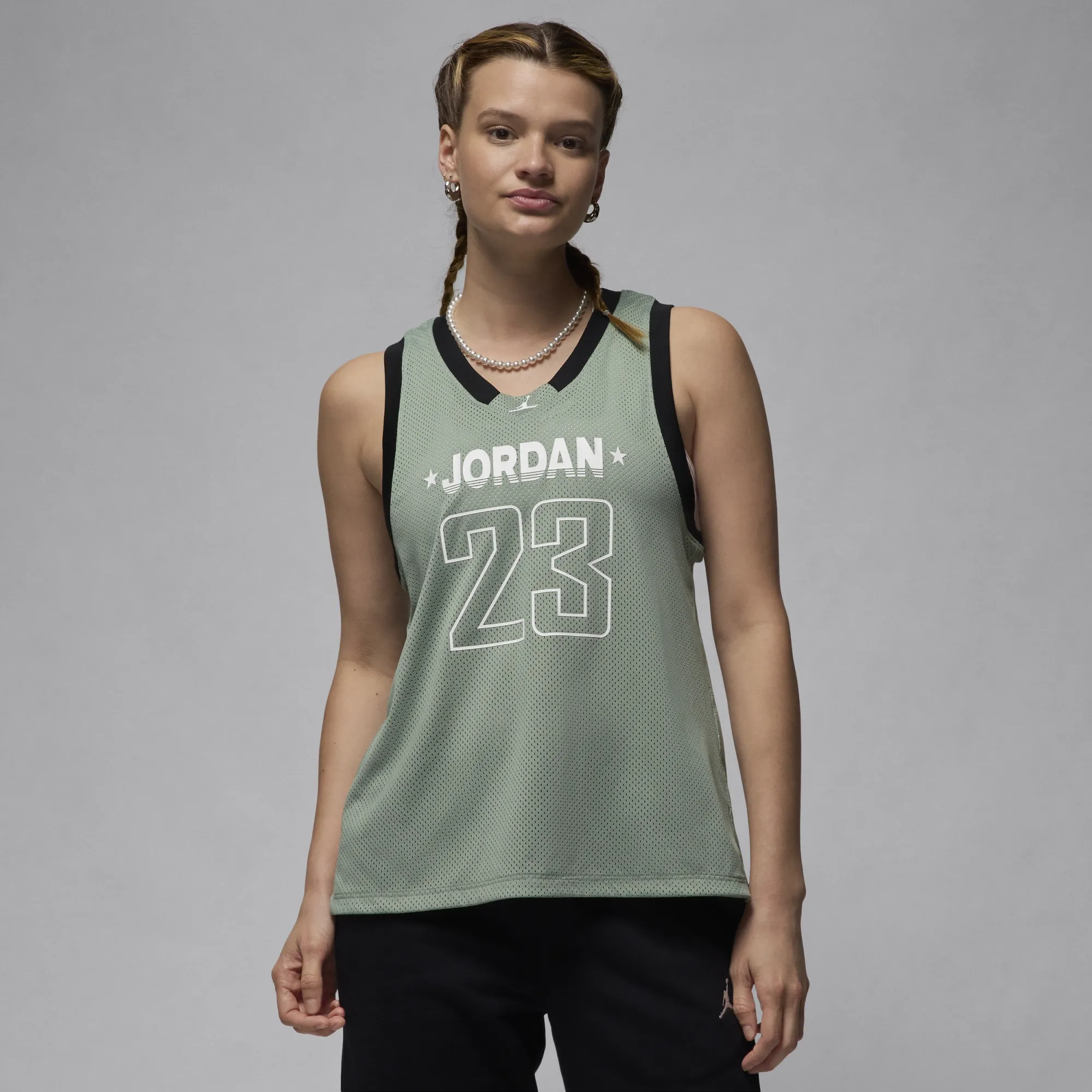 Jordan タンクトップ グリーン 23 Nike Jordan Jordan 23 Jersey Women's Tank Top - Green | FN6687-304