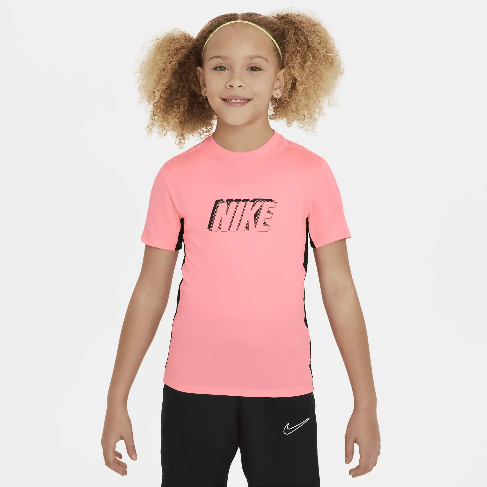 Nike Junior Academy Graphic T-Shirt - Pink - Size L/B - Pink