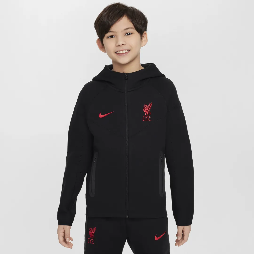 Liverpool F.C. Tech Fleece Older Kids' (Boys') Nike Football Full