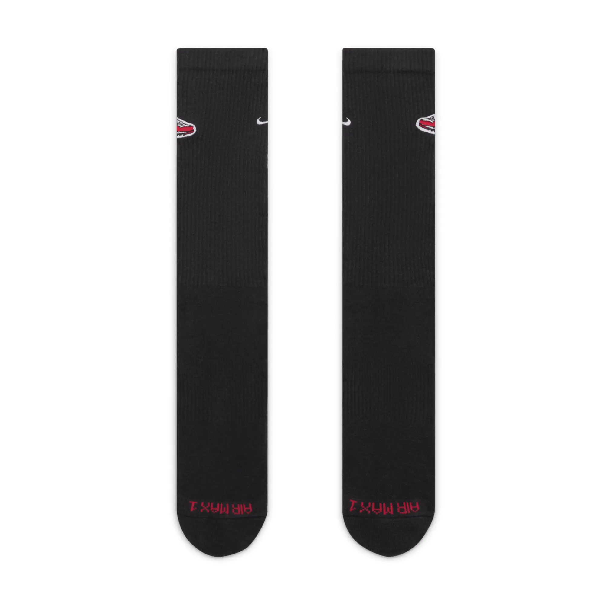 Nike Everyday Plus Cushioned Crew Socks - Black