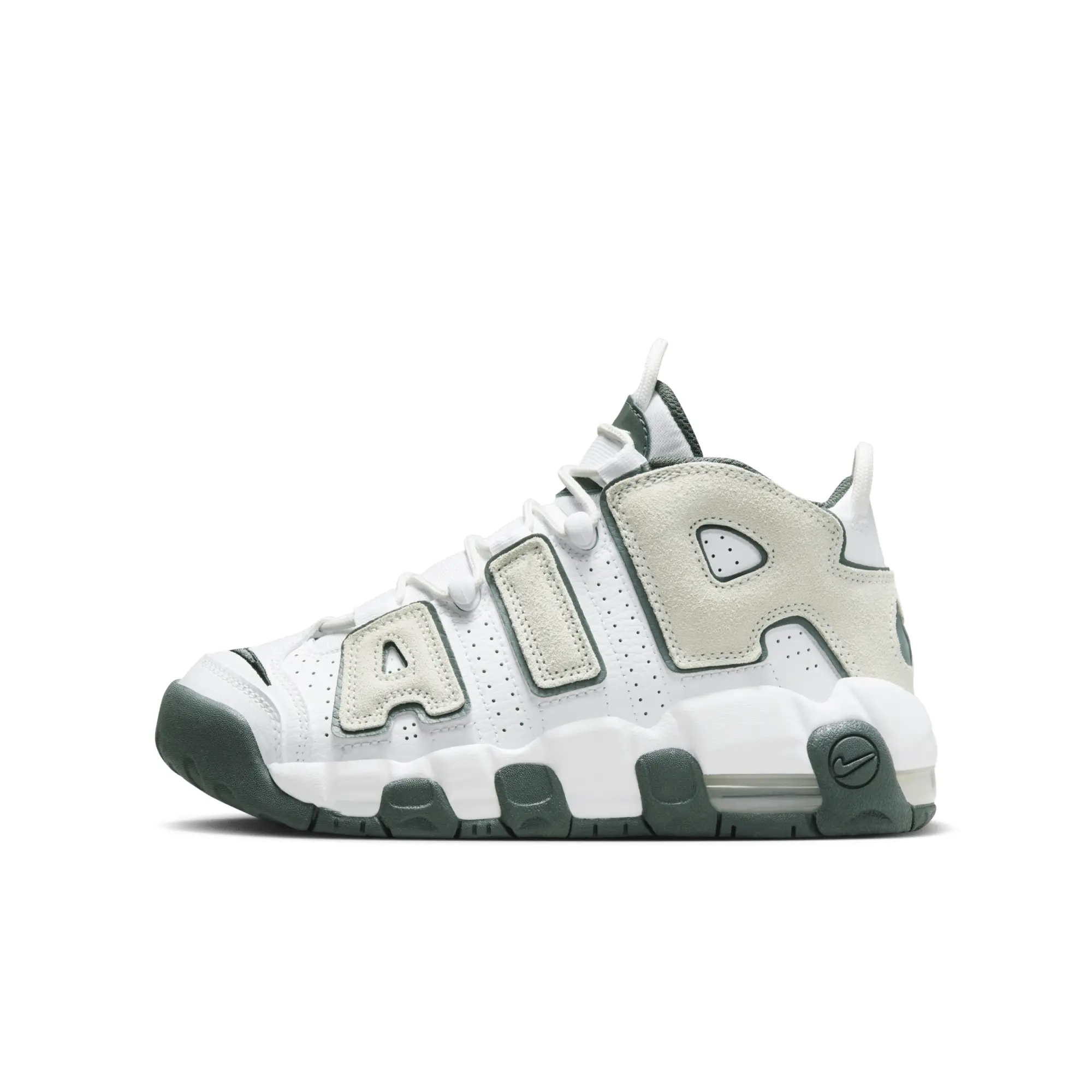 Air more uptempo black grey white best sale