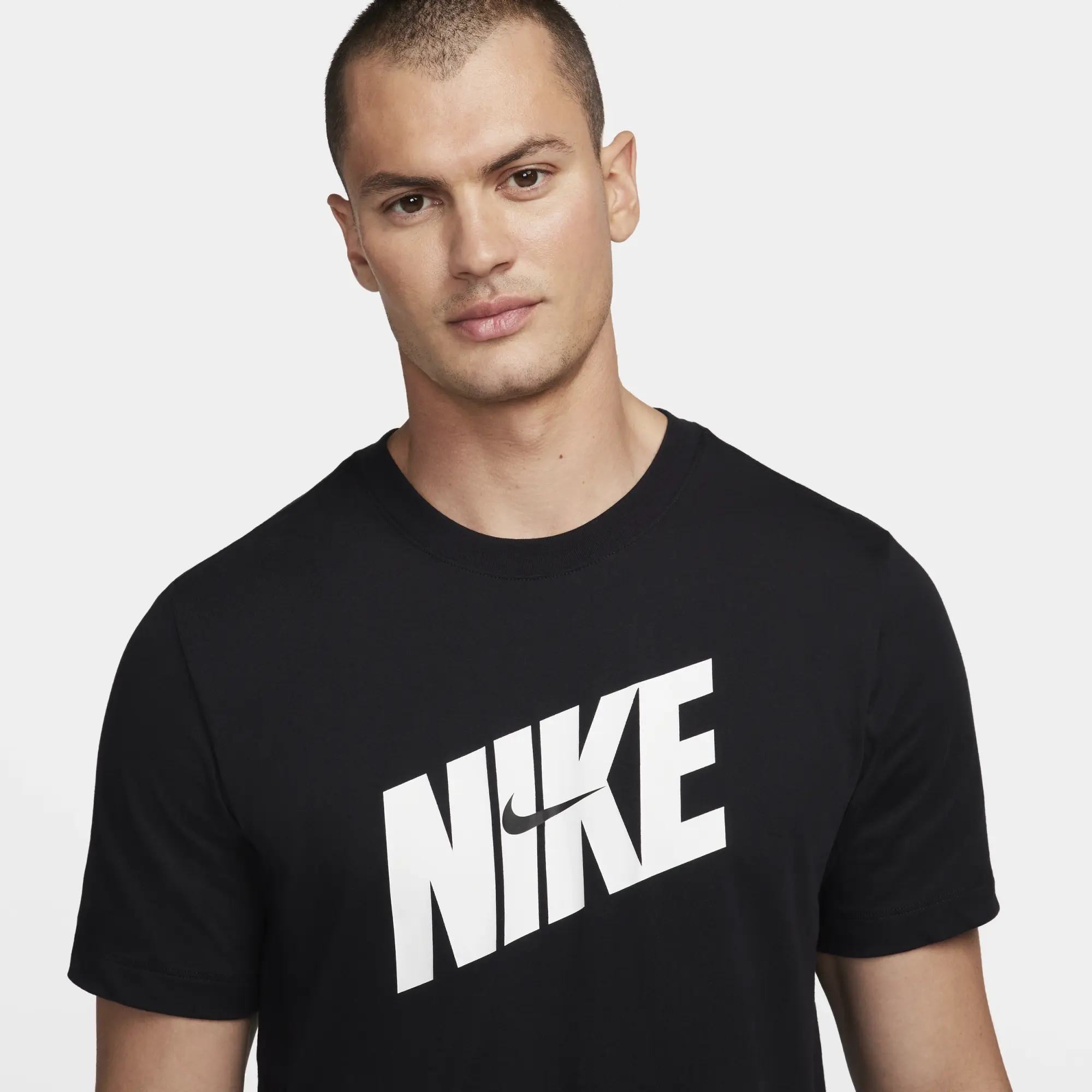 Nike Men's Dri-FIT Fitness T-Shirt - Black